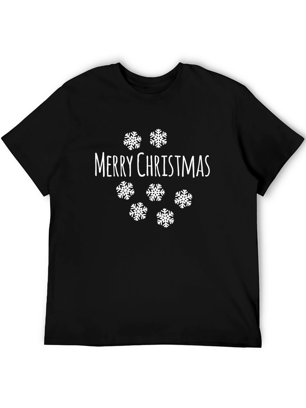 Merry Christmas Snowflake Graphic Tee