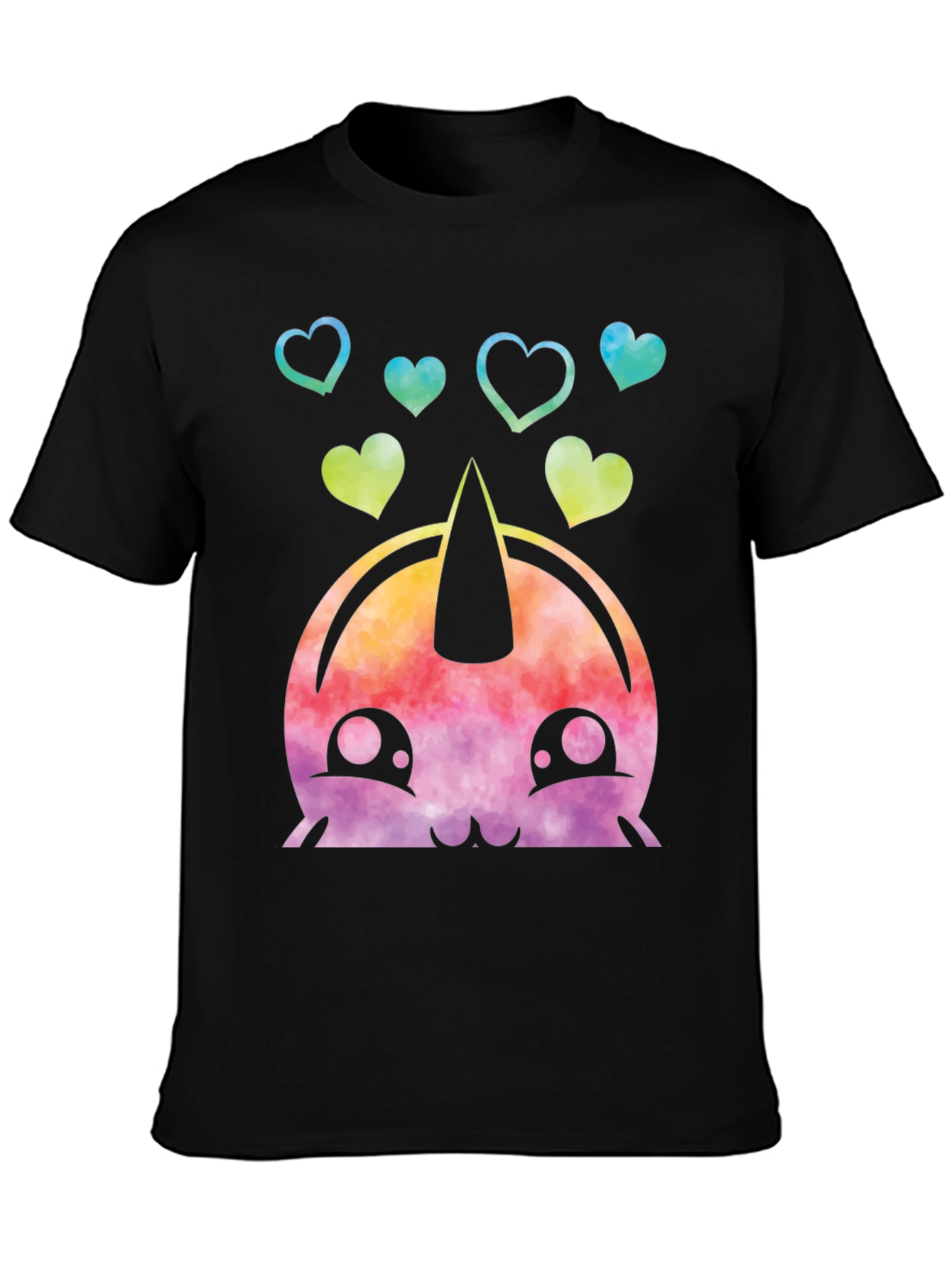Kawaii Unicorn Heart Tee - Cute Graphic T-Shirt