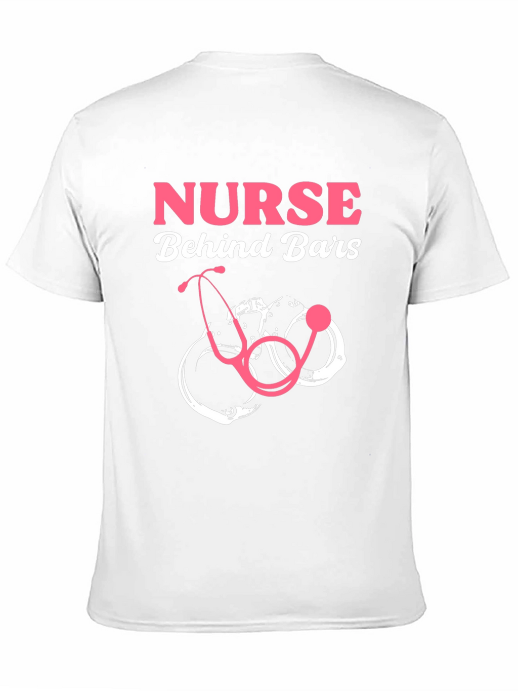 Nurse Behind Bars Graphic T-Shirt