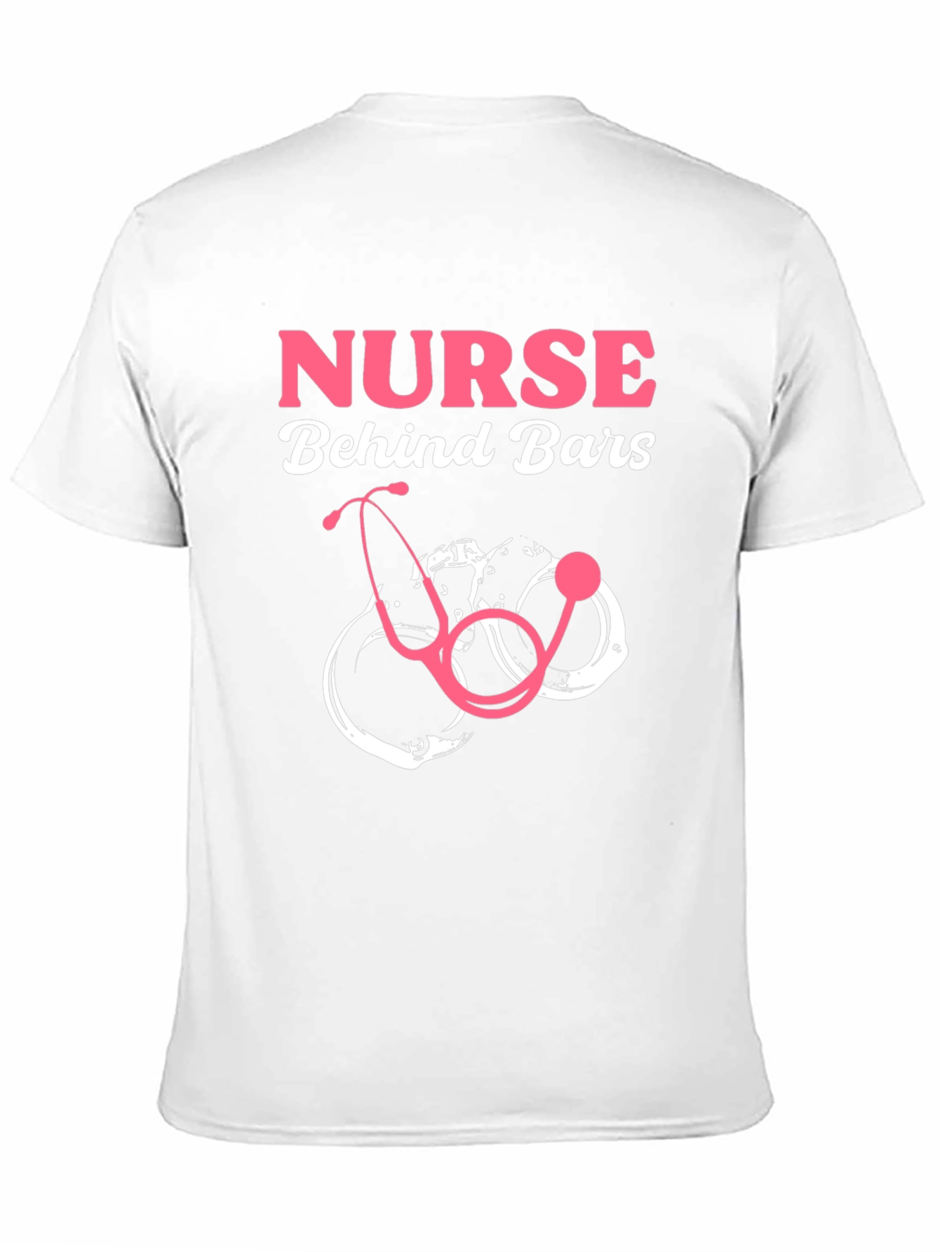 Nurse Behind Bars Graphic T-Shirt