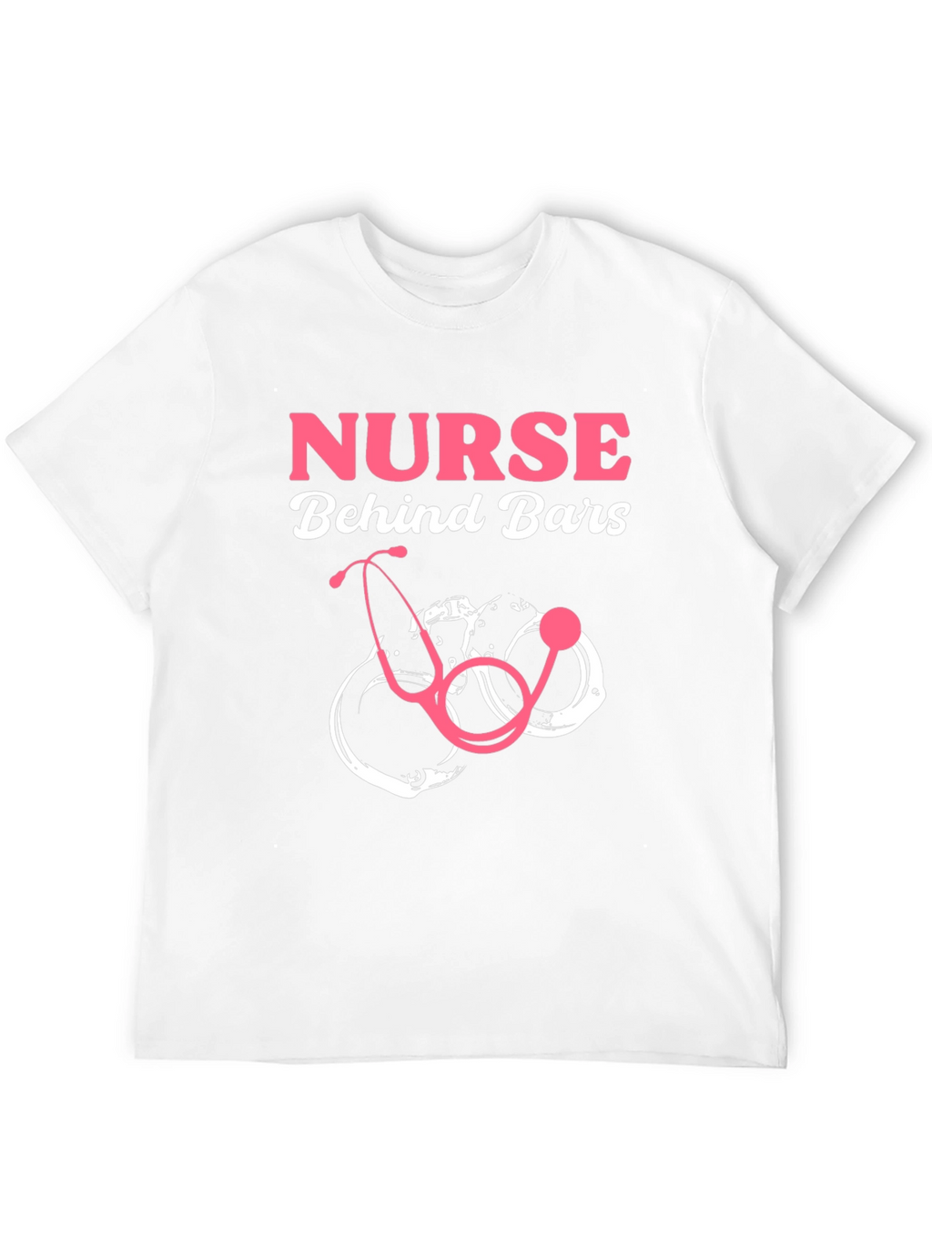Nurse Behind Bars Graphic T-Shirt