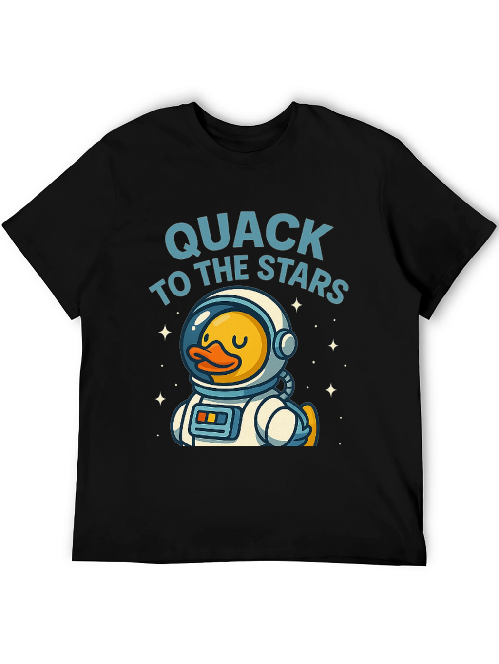 Quack to the Stars T-Shirt - Astronaut Duck Tee