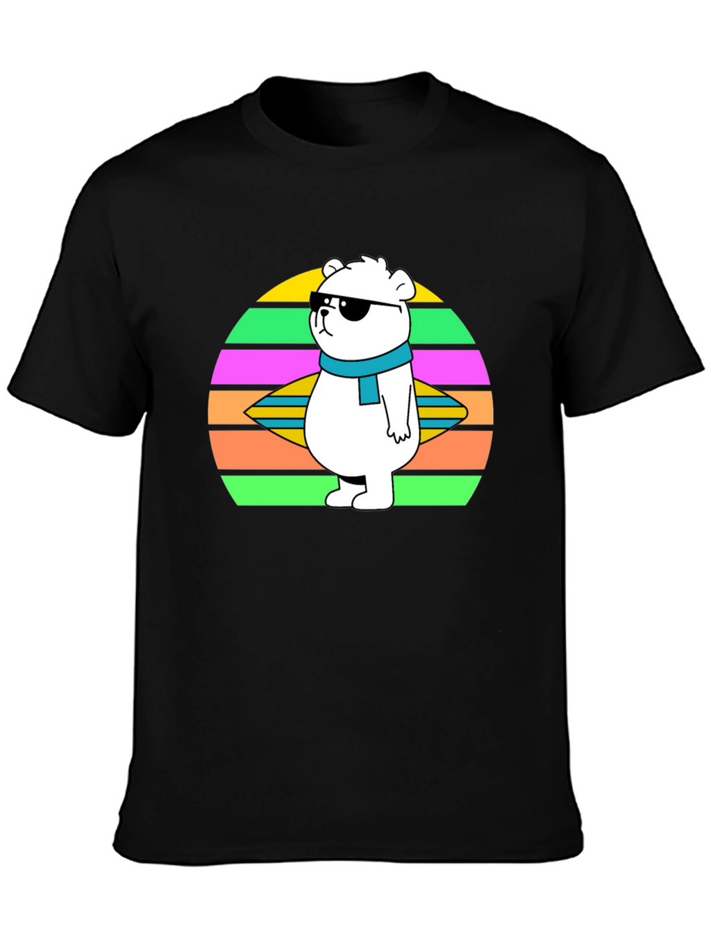 Cool Bear T-Shirt: Retro Style Graphic Tee