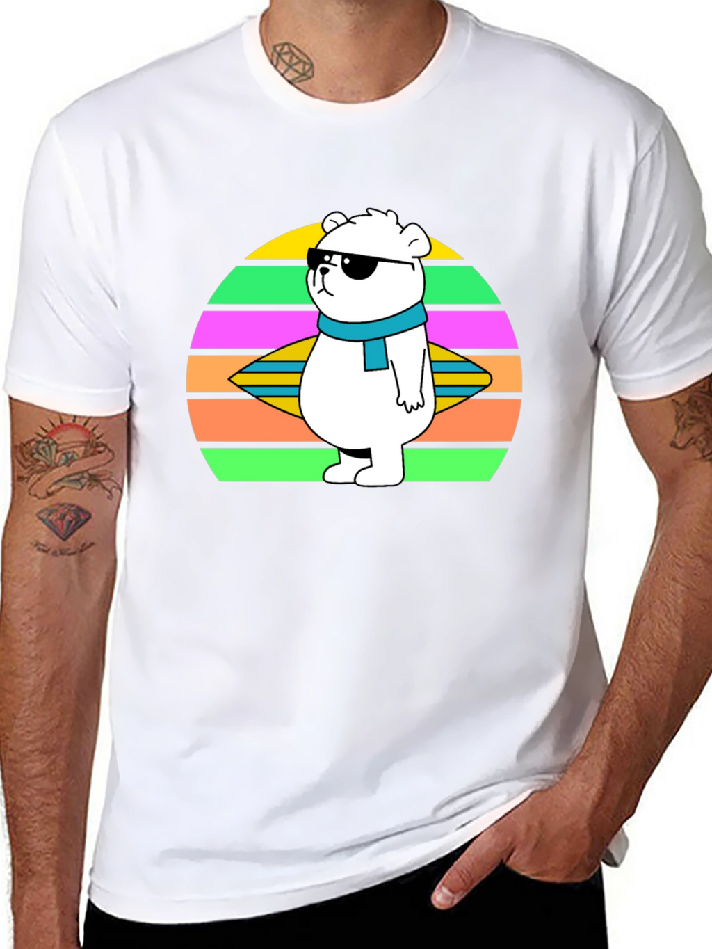 Cool Bear T-Shirt: Retro Style Graphic Tee