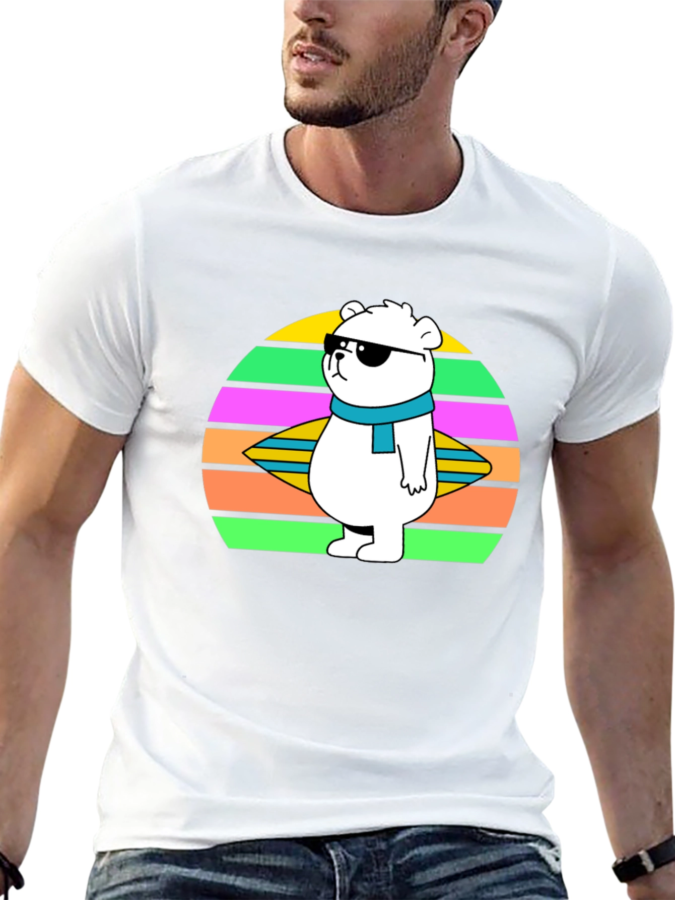 Cool Bear T-Shirt: Retro Style Graphic Tee