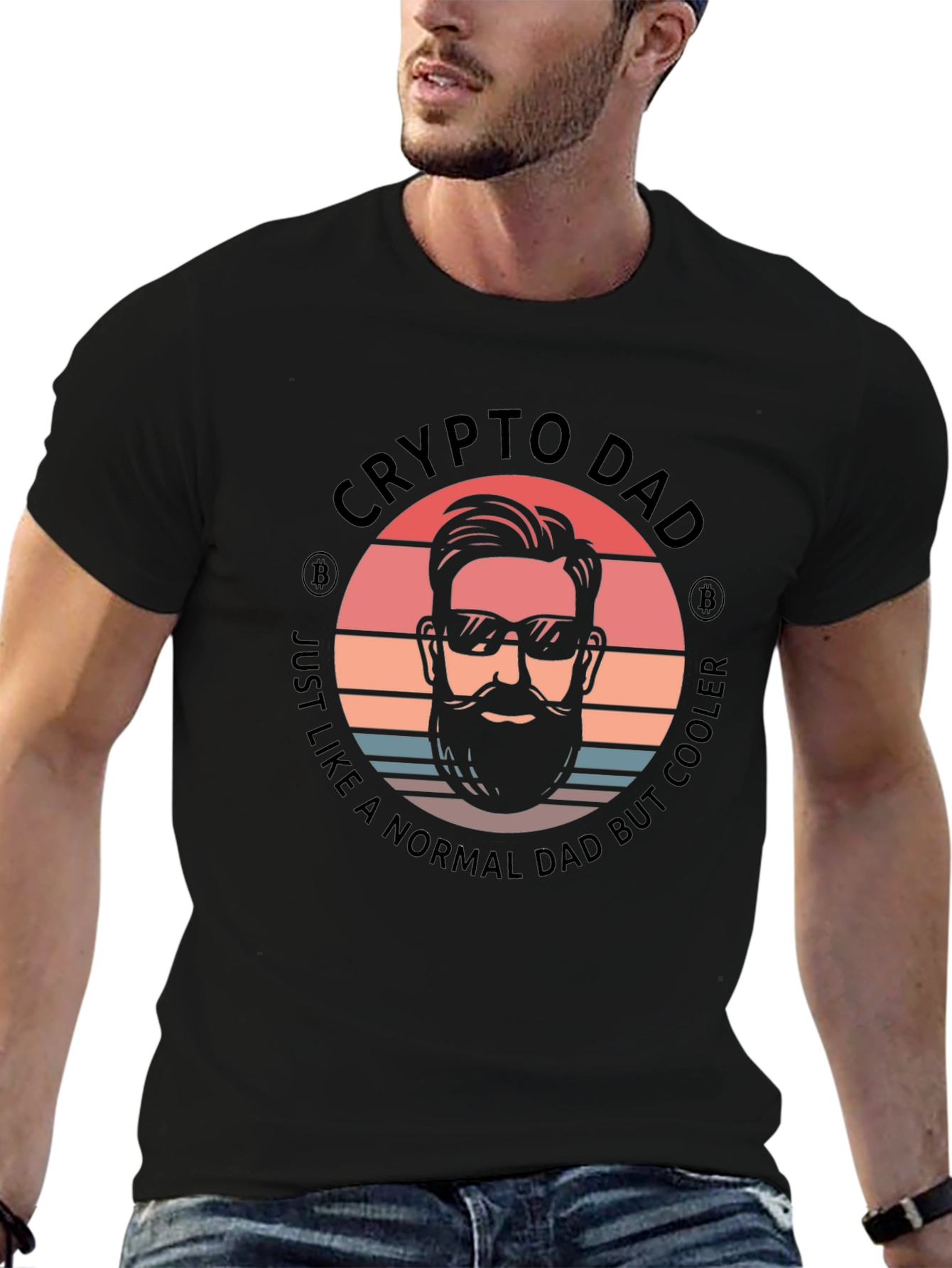 Crypto Dad T-Shirt - Just Like a Normal Dad But Cooler!