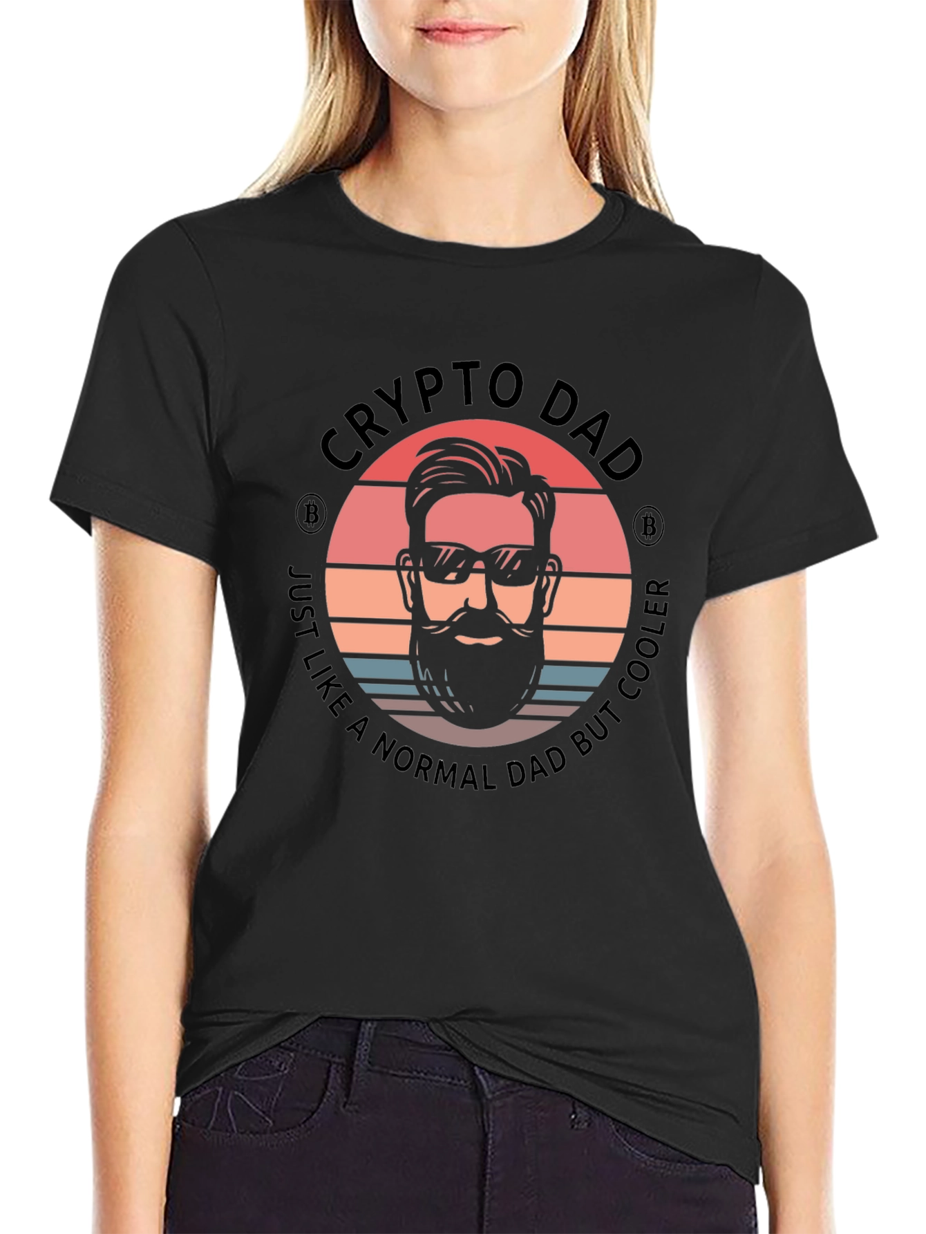 Crypto Dad T-Shirt - Just Like a Normal Dad But Cooler!