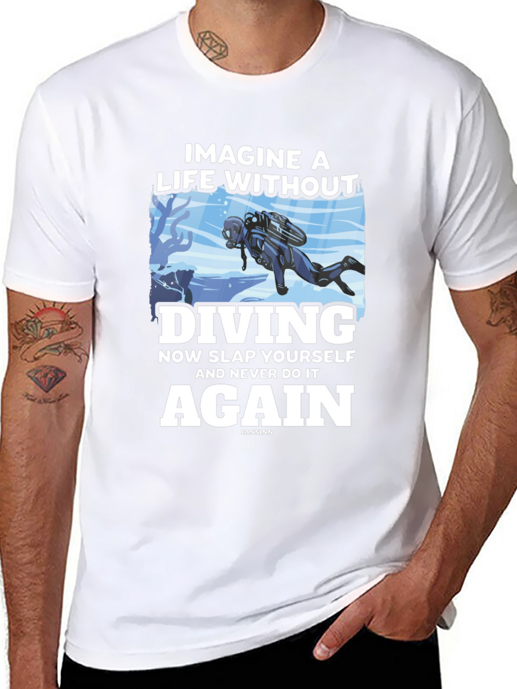 Diving T-Shirt: Imagine a Life Without Diving