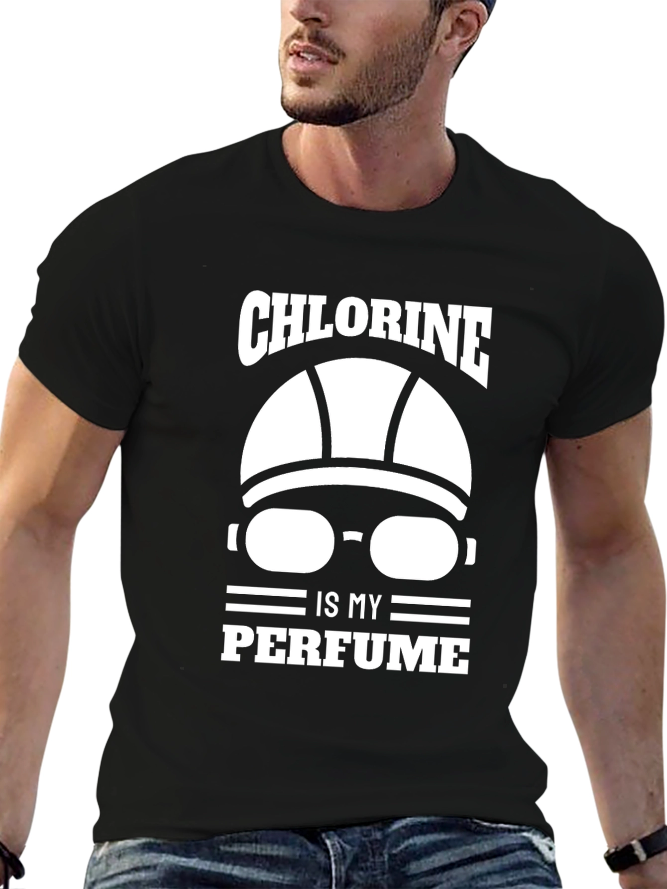 Chlorine is My Perfume Swimmer T-Shirt