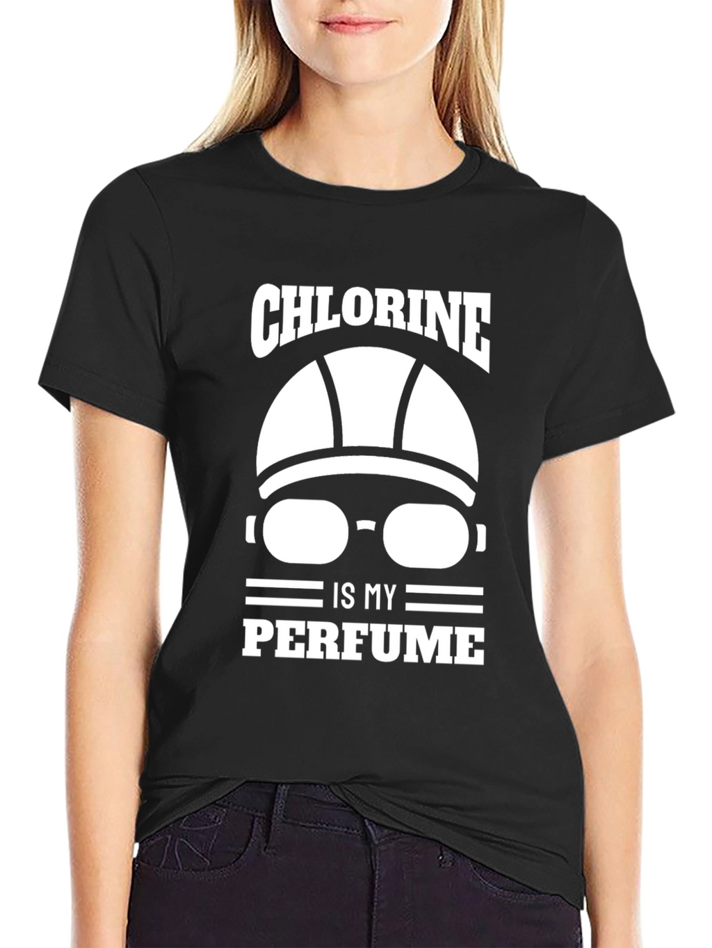 Chlorine is My Perfume Swimmer T-Shirt