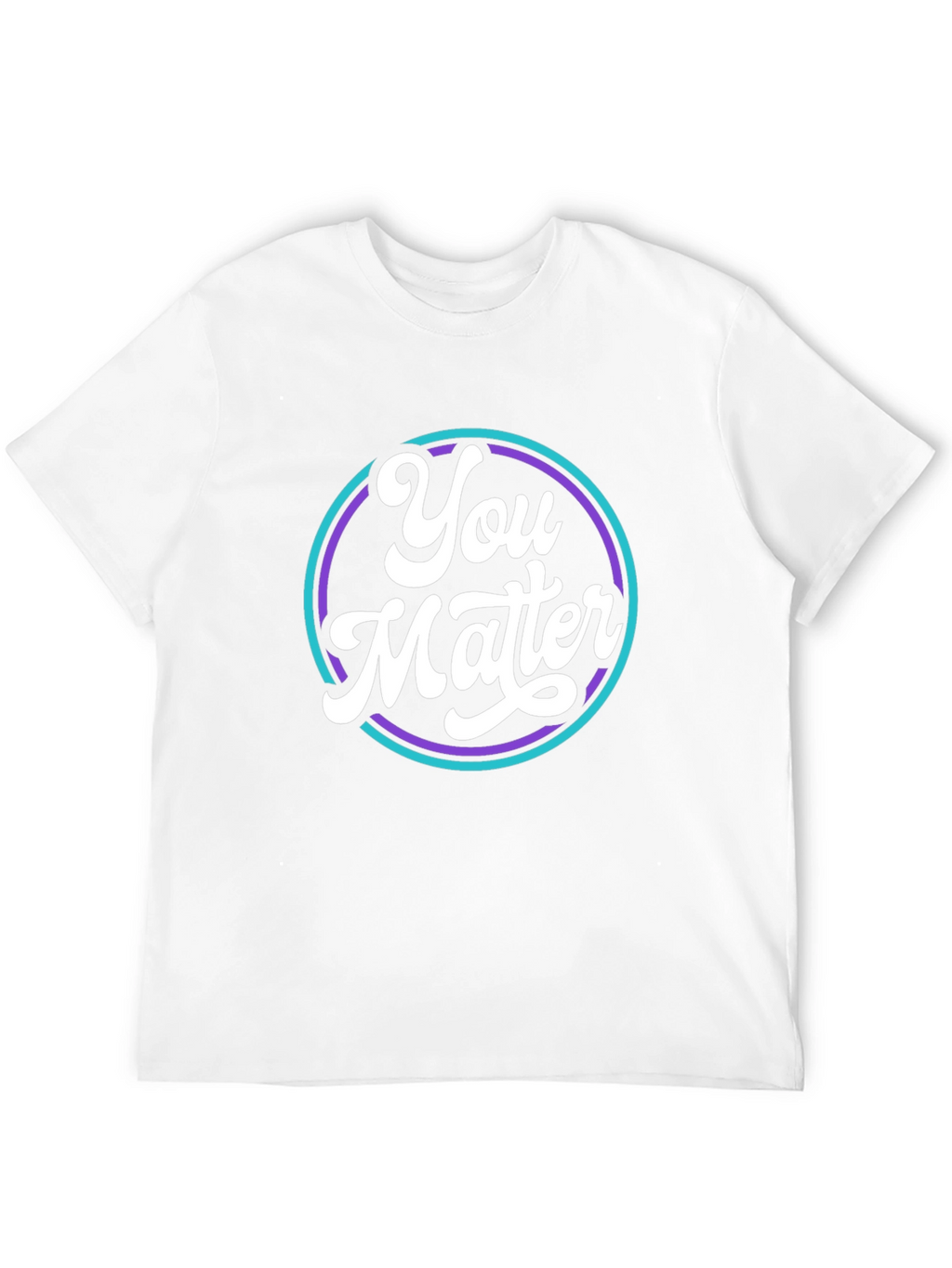 You Matter Graphic Tee - Black Crew Neck