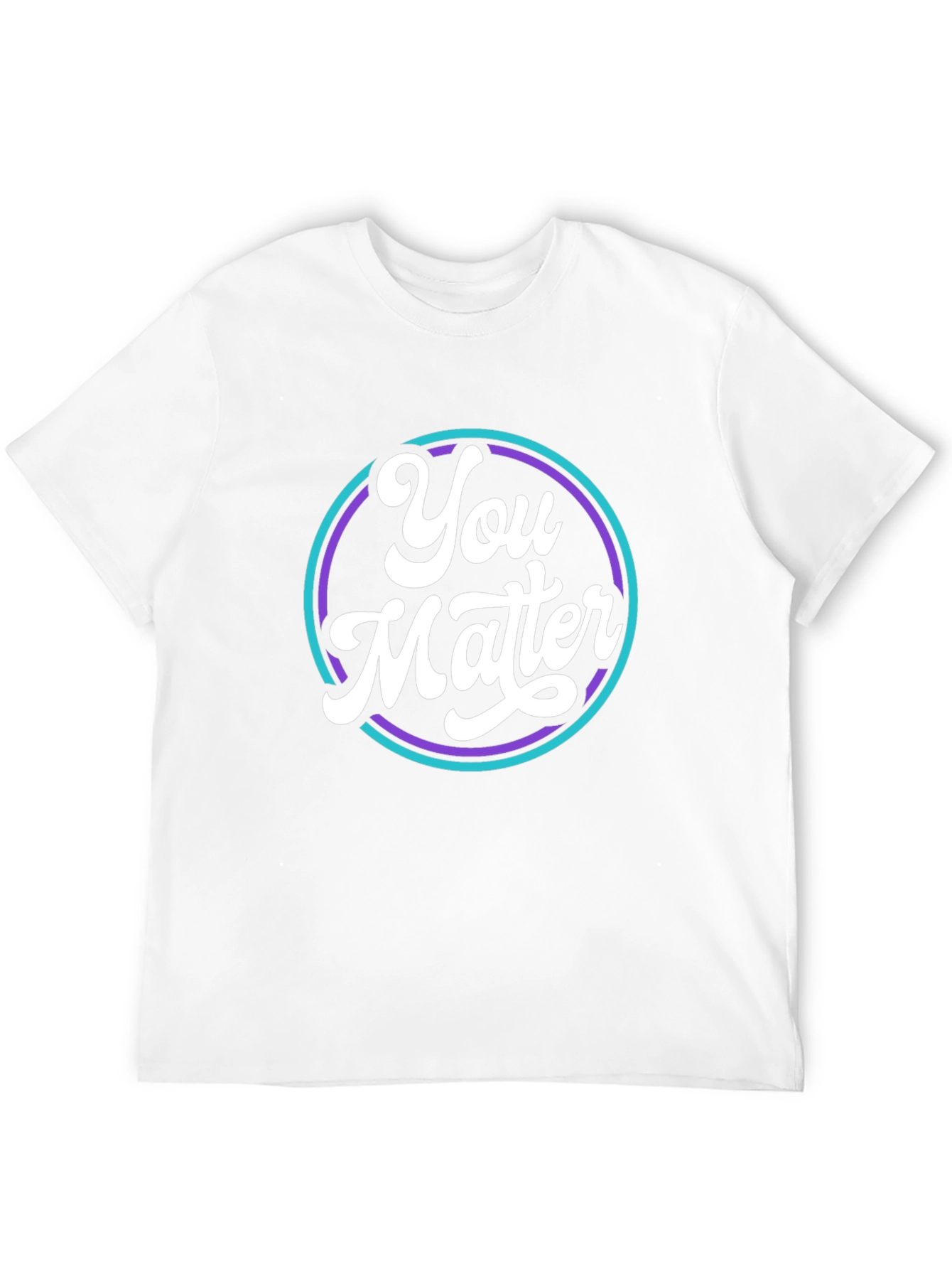 You Matter Graphic Tee - Black Crew Neck