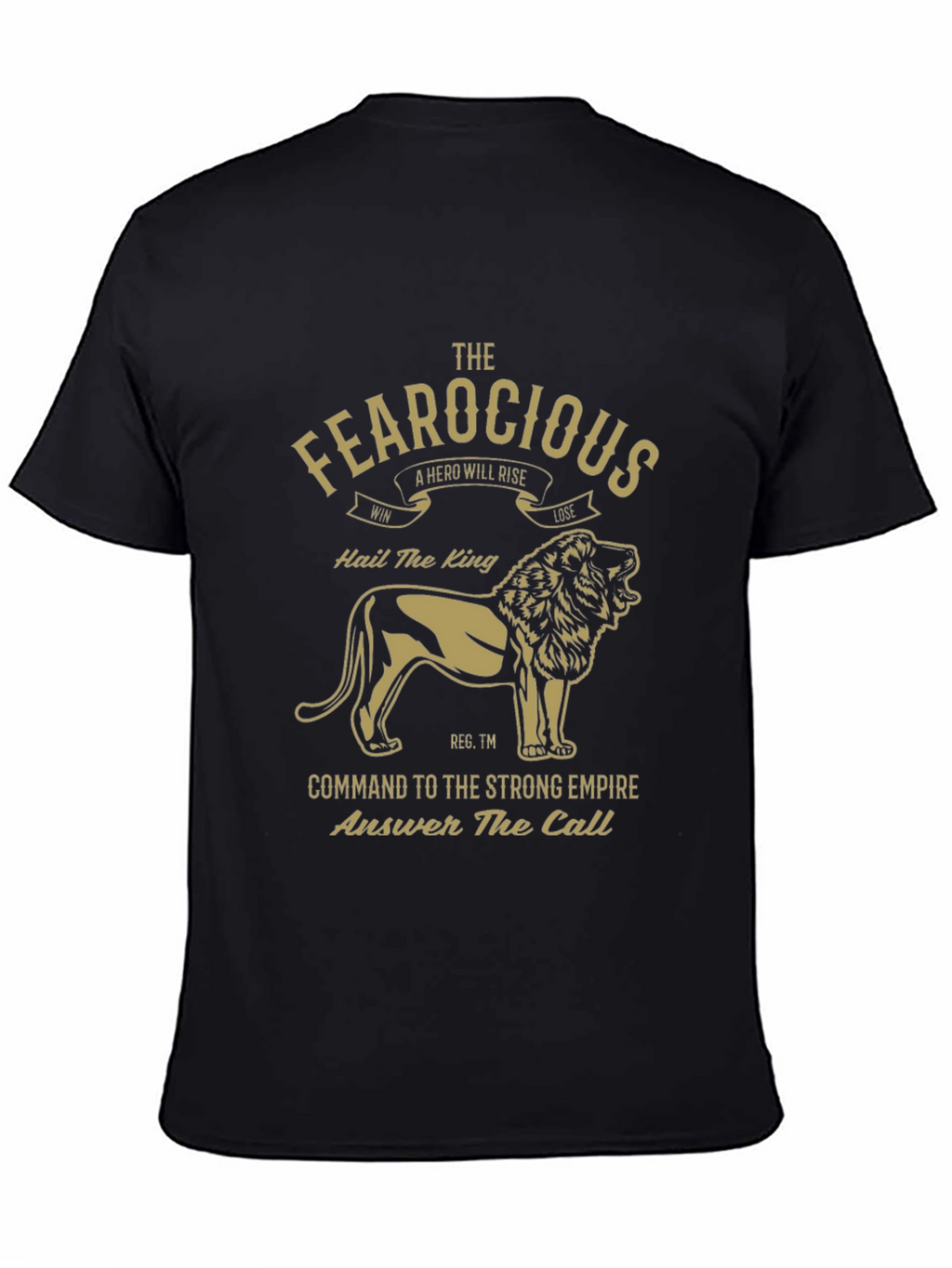 Fearocious Lion King Graphic Tee - Premium Mens T-Shirt