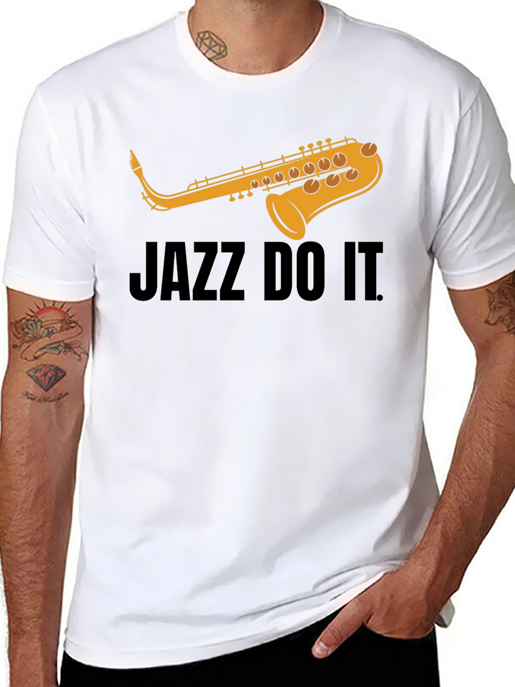 Jazz Do It Graphic T-Shirt - Music Lover Tee