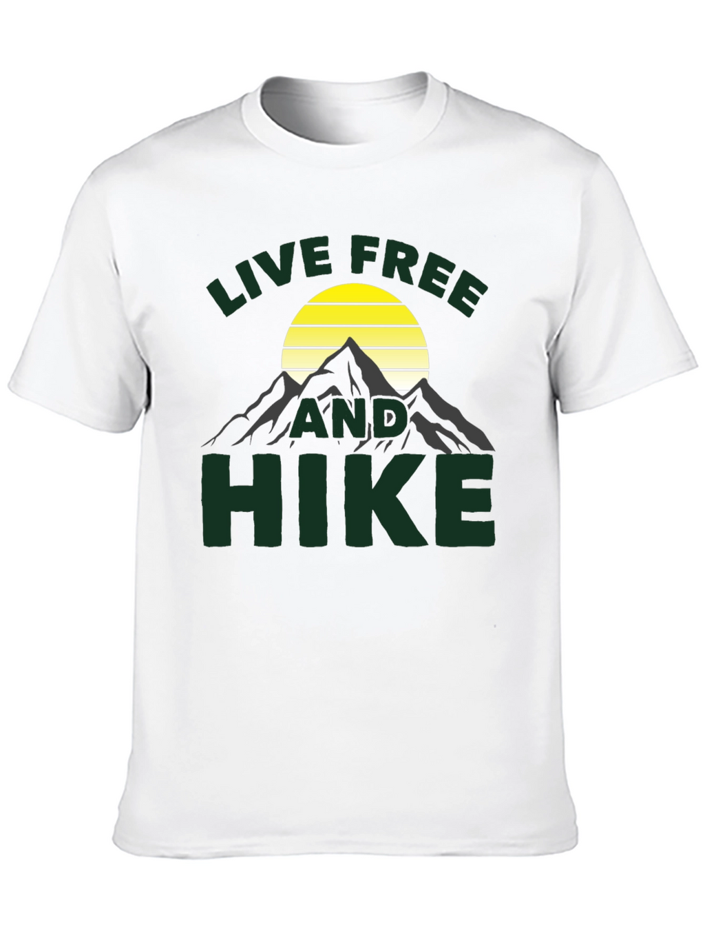 Live Free and Hike Graphic T-Shirt