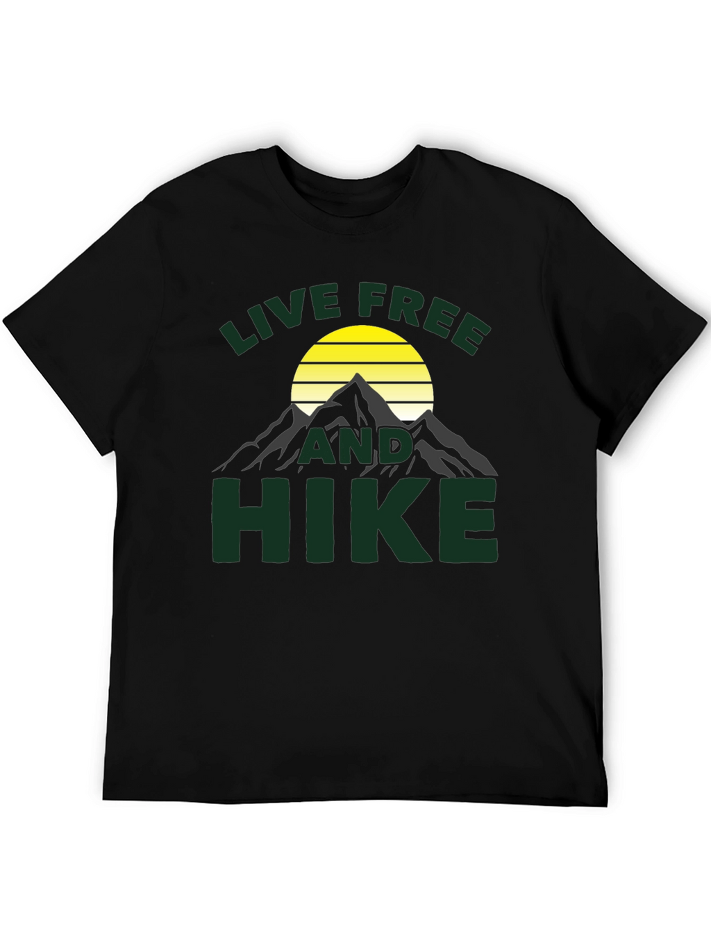 Live Free and Hike Graphic T-Shirt