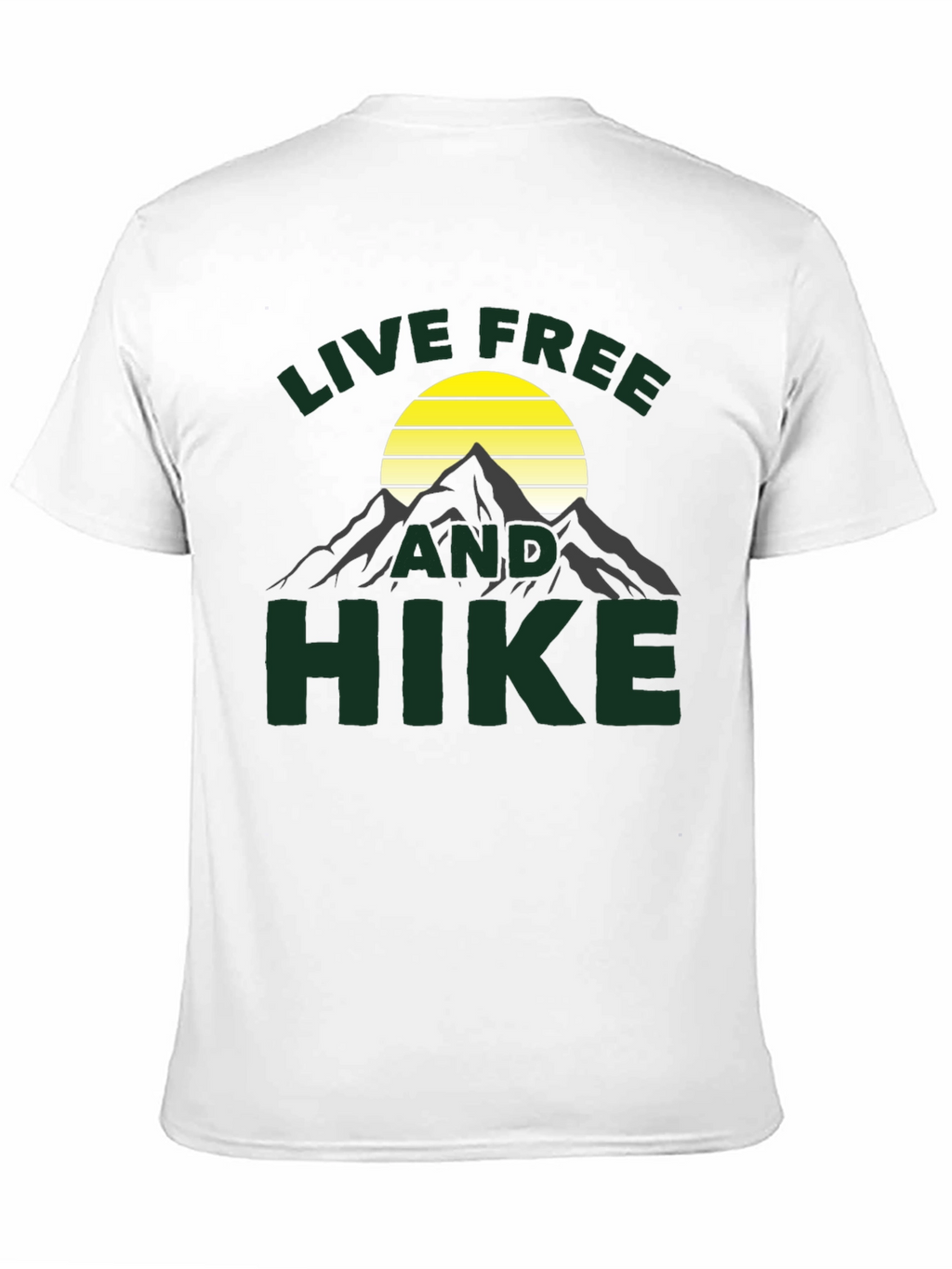 Live Free and Hike Graphic T-Shirt