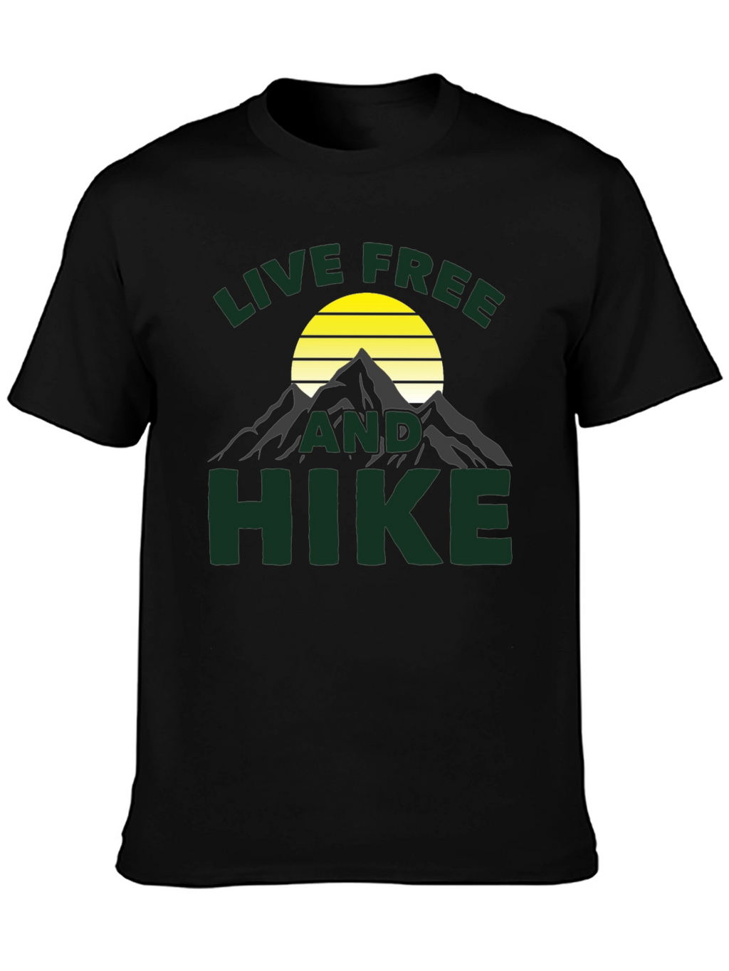 Live Free and Hike Graphic T-Shirt