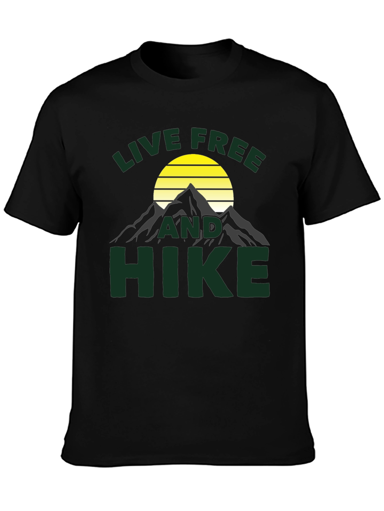 Live Free and Hike Graphic T-Shirt