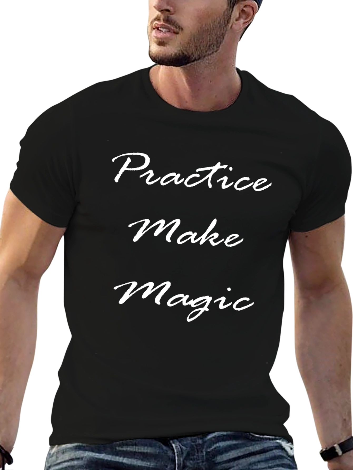 Practice Makes Magic Black T-Shirt