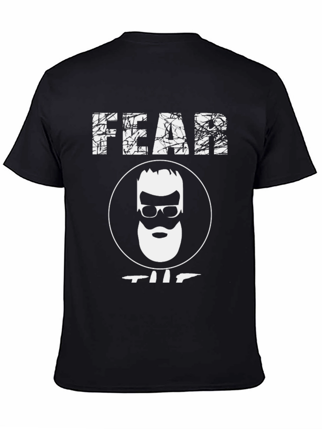 Fear the Beard Graphic Tee - Black Cotton Shirt