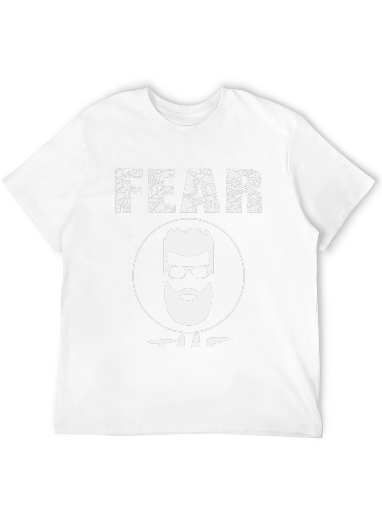 Fear the Beard Graphic Tee - Black Cotton Shirt