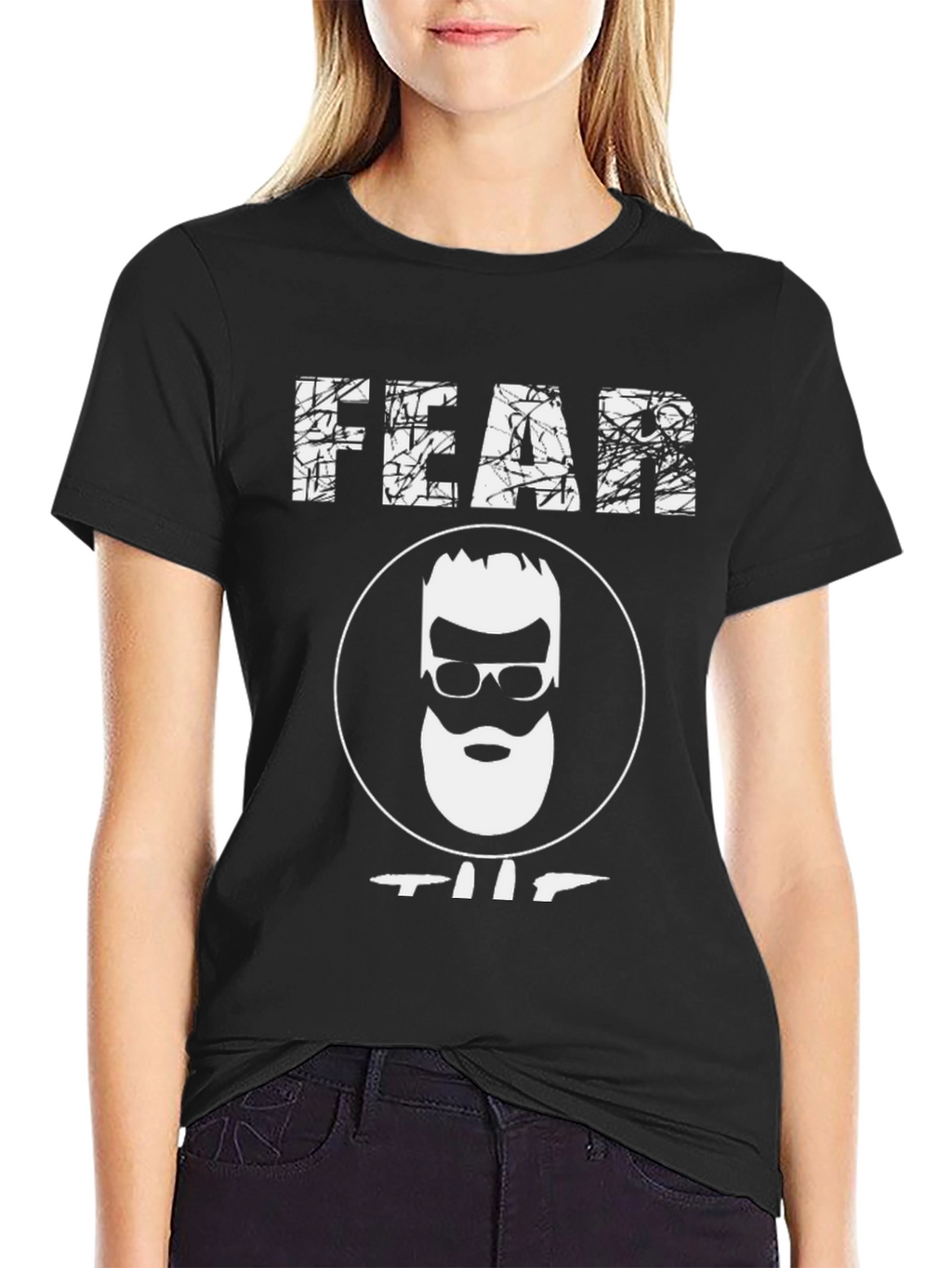 Fear the Beard Graphic Tee - Black Cotton Shirt