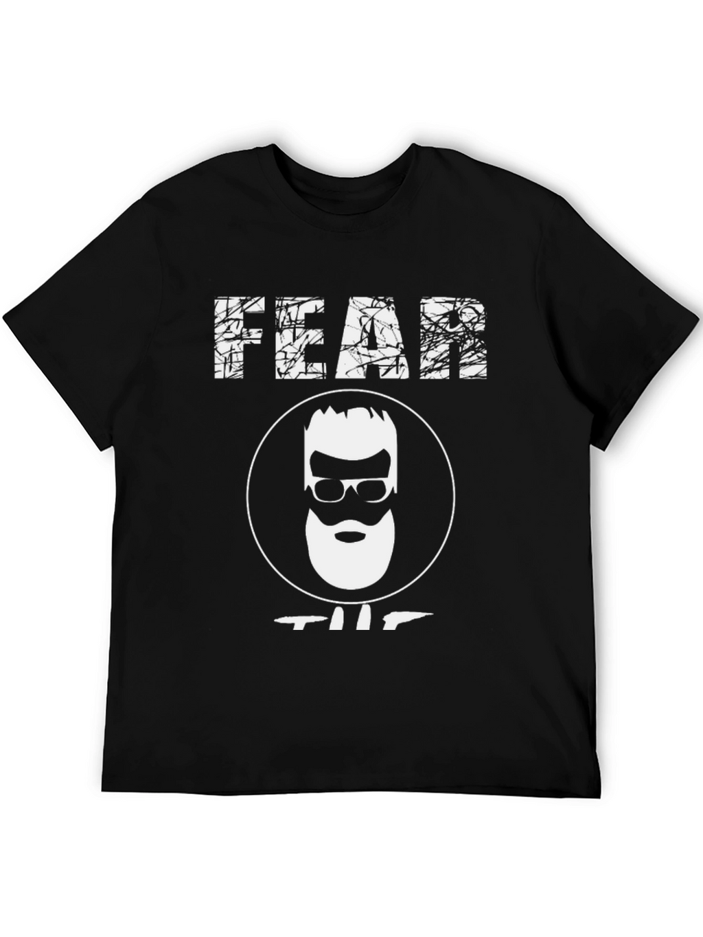 Fear the Beard Graphic Tee - Black Cotton Shirt
