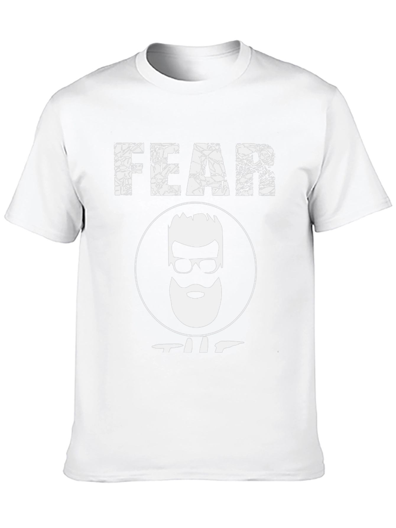 Fear the Beard Graphic Tee - Black Cotton Shirt