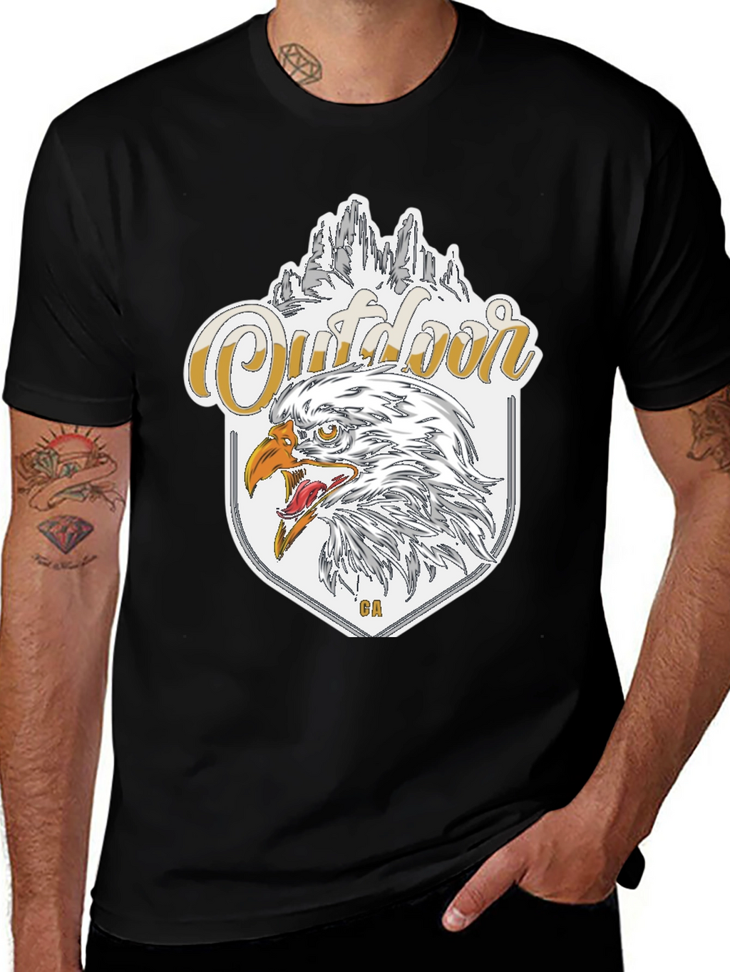 Outdoor Eagle Graphic T-Shirt