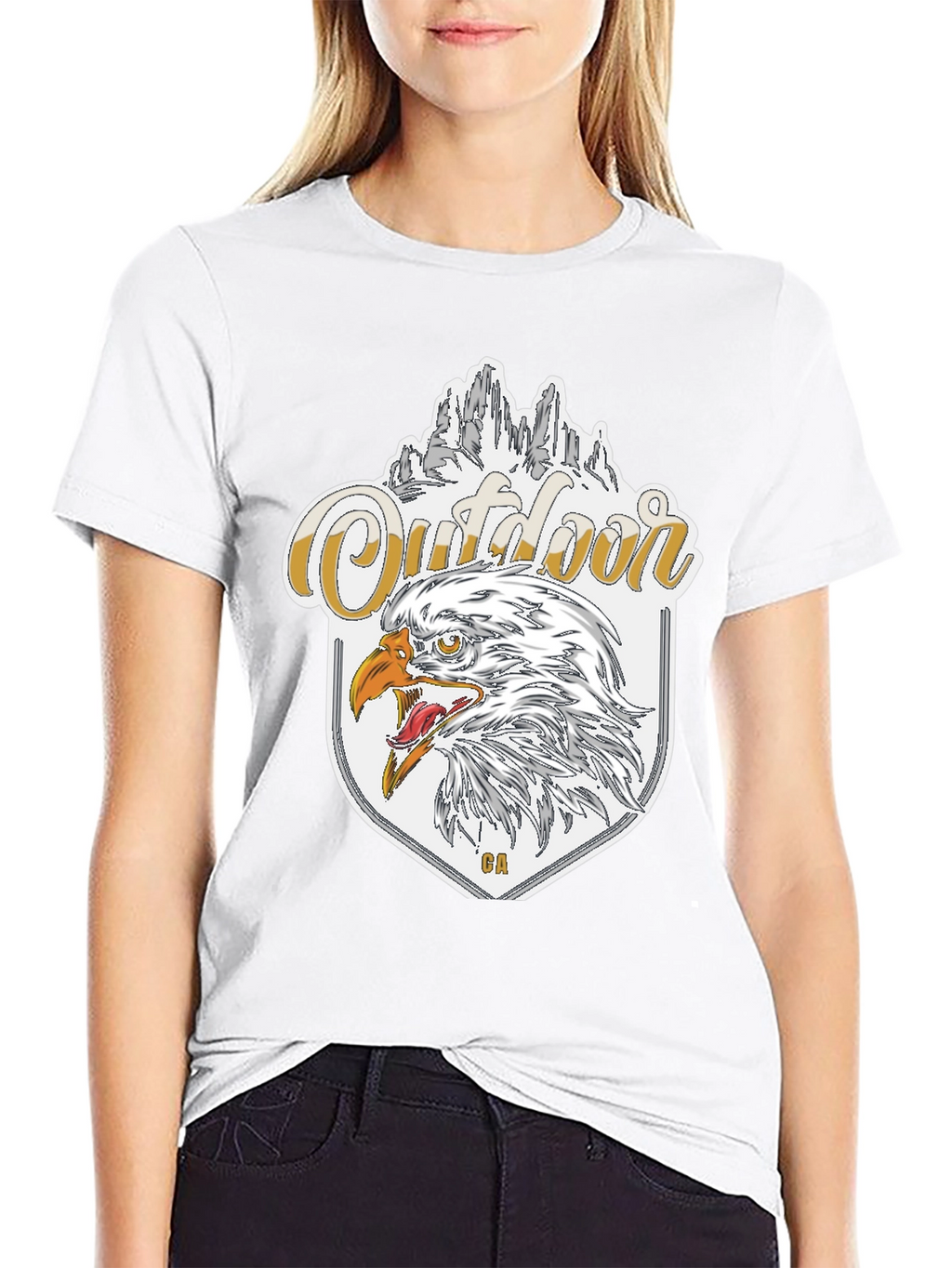 Outdoor Eagle Graphic T-Shirt