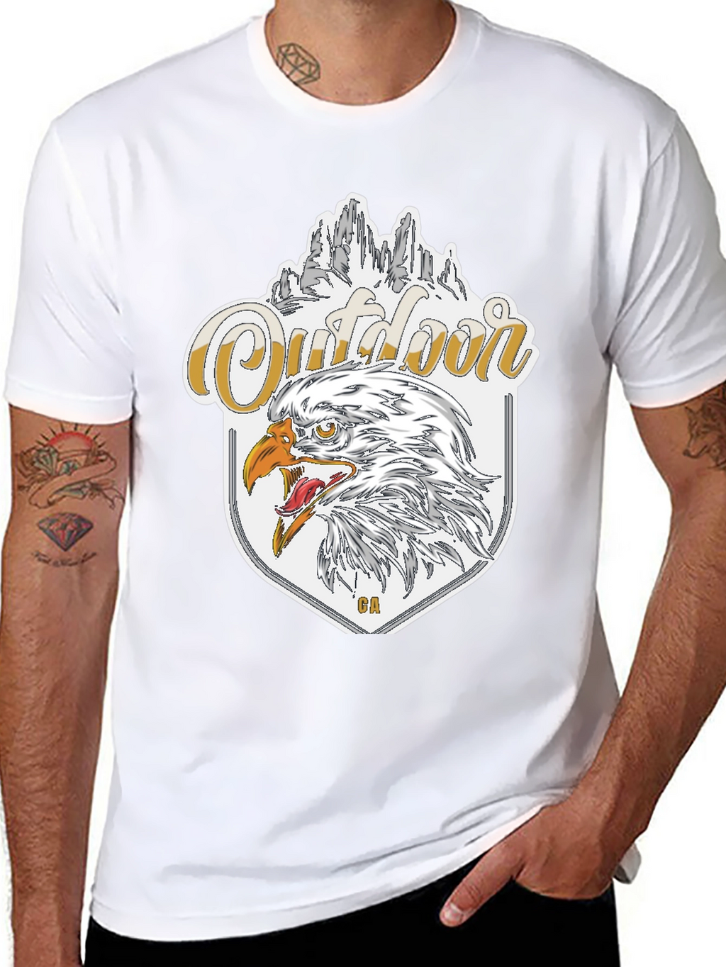 Outdoor Eagle Graphic T-Shirt