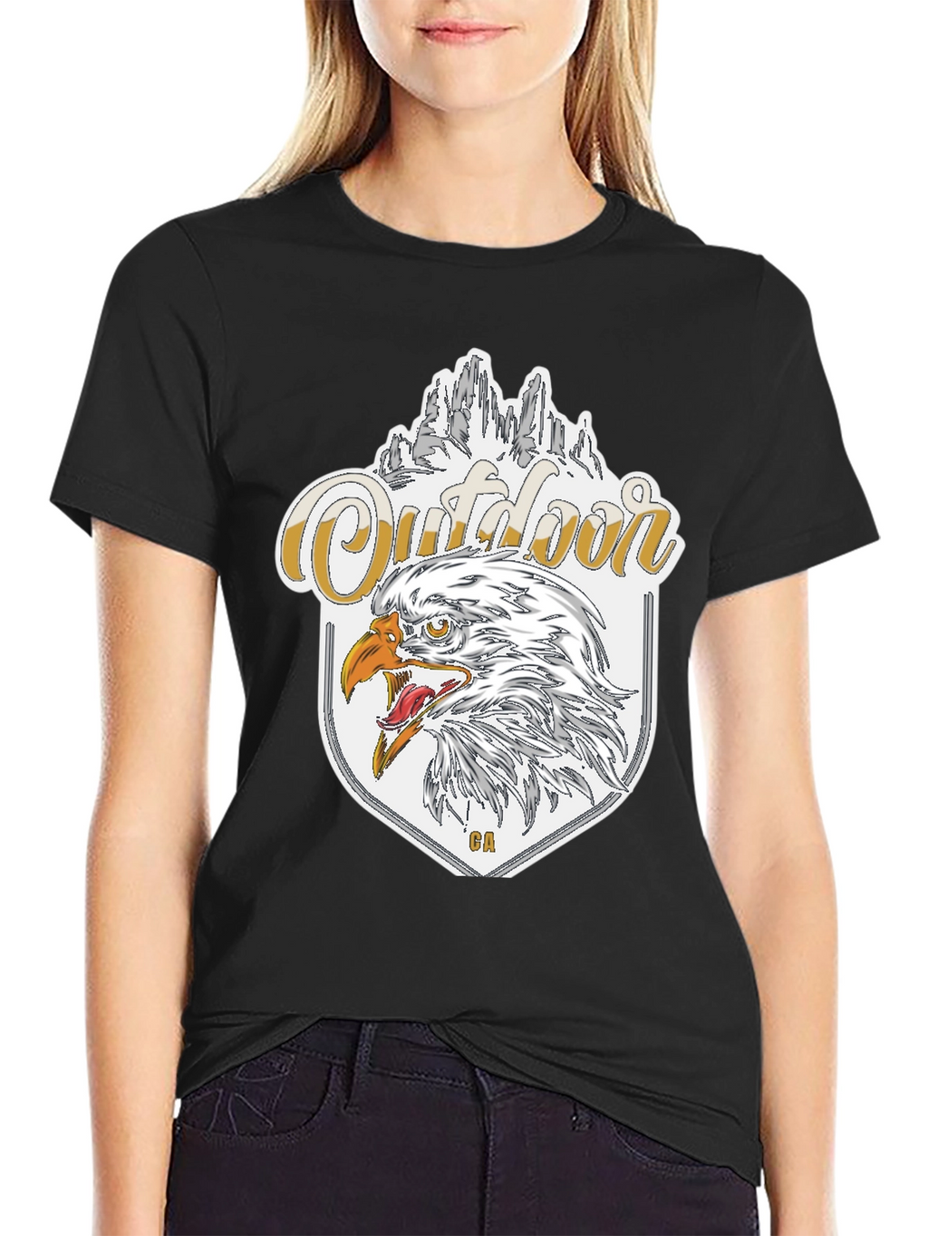 Outdoor Eagle Graphic T-Shirt