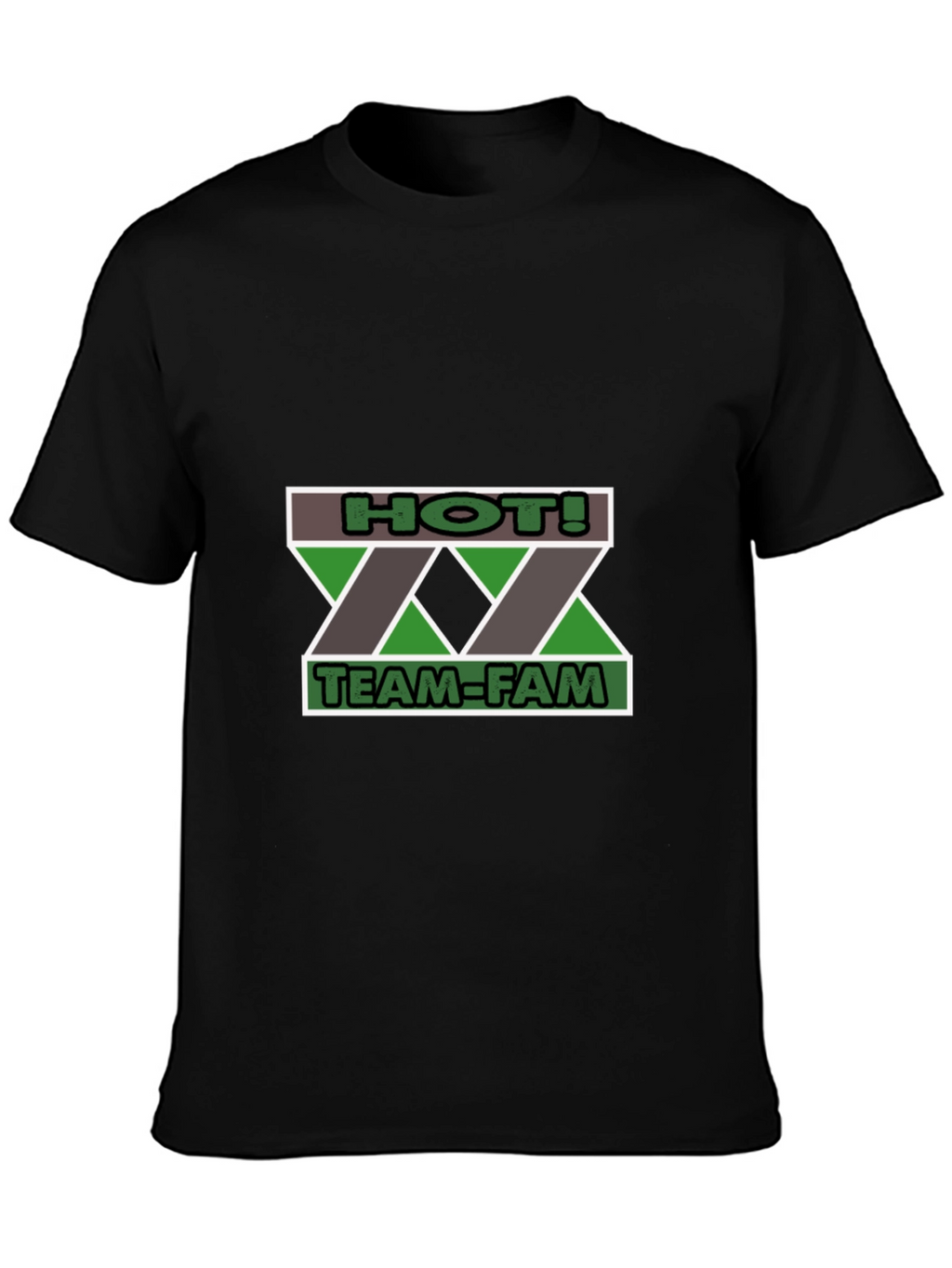 HOT! TEAM-FAM Black T-Shirt