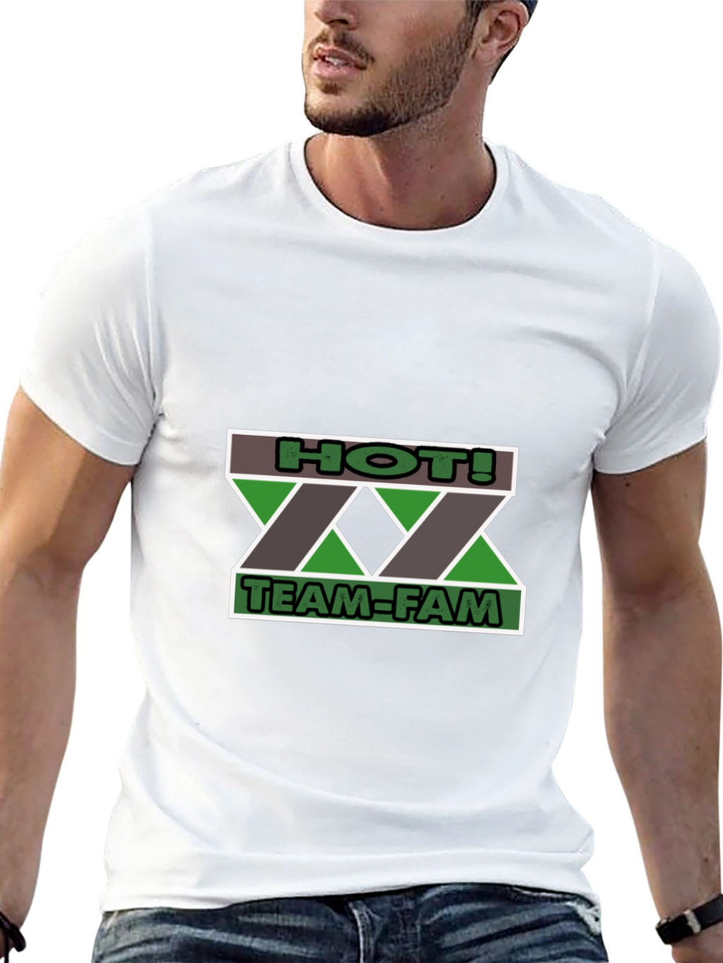 HOT! TEAM-FAM Black T-Shirt