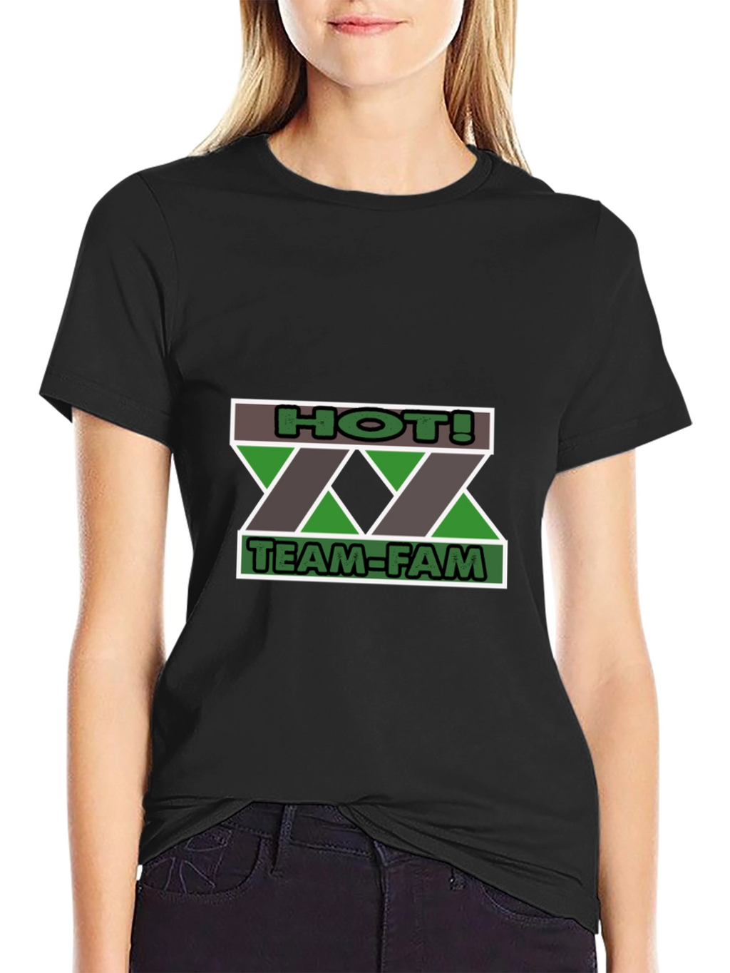 HOT! TEAM-FAM Black T-Shirt