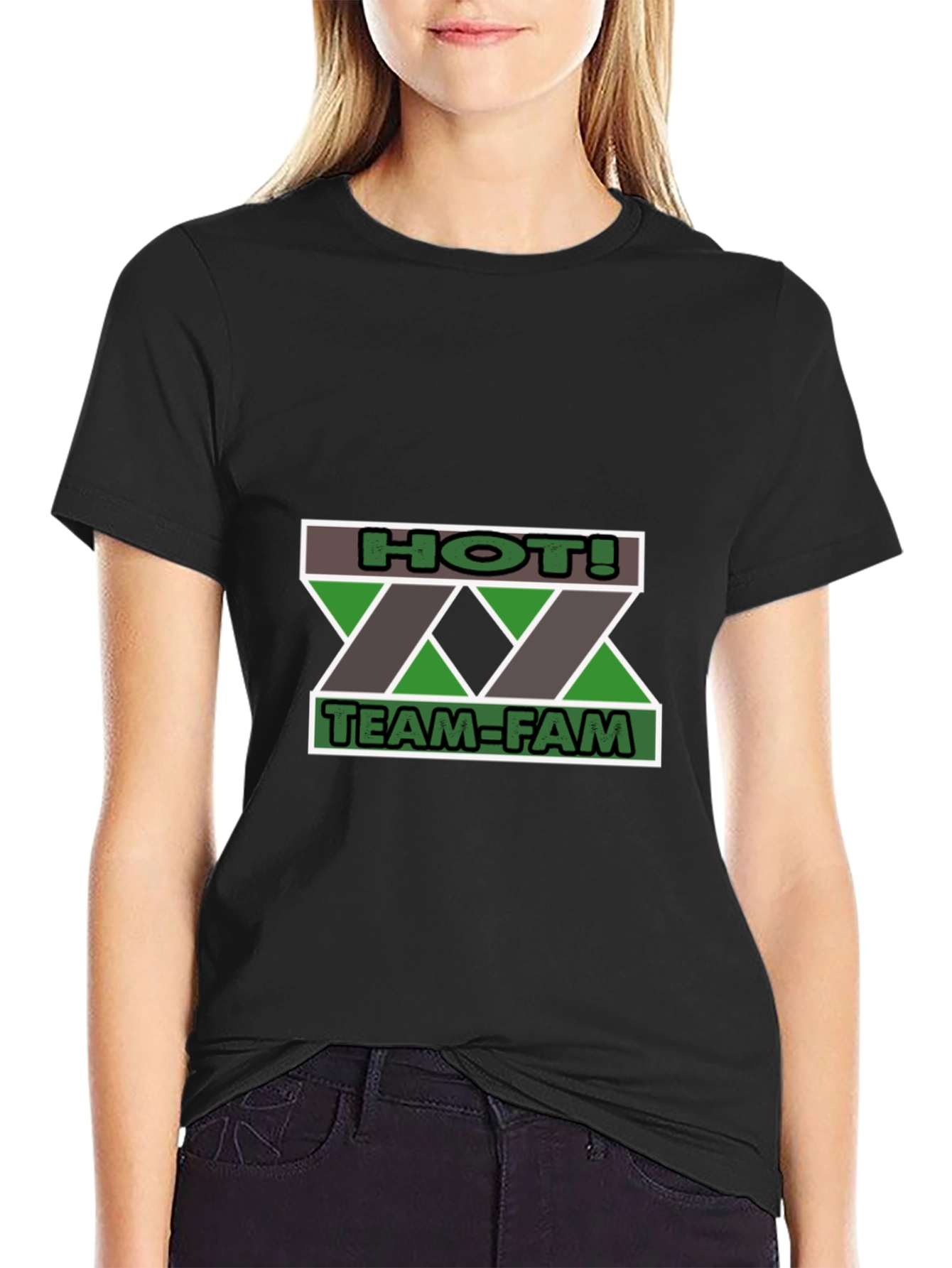 HOT! TEAM-FAM Black T-Shirt
