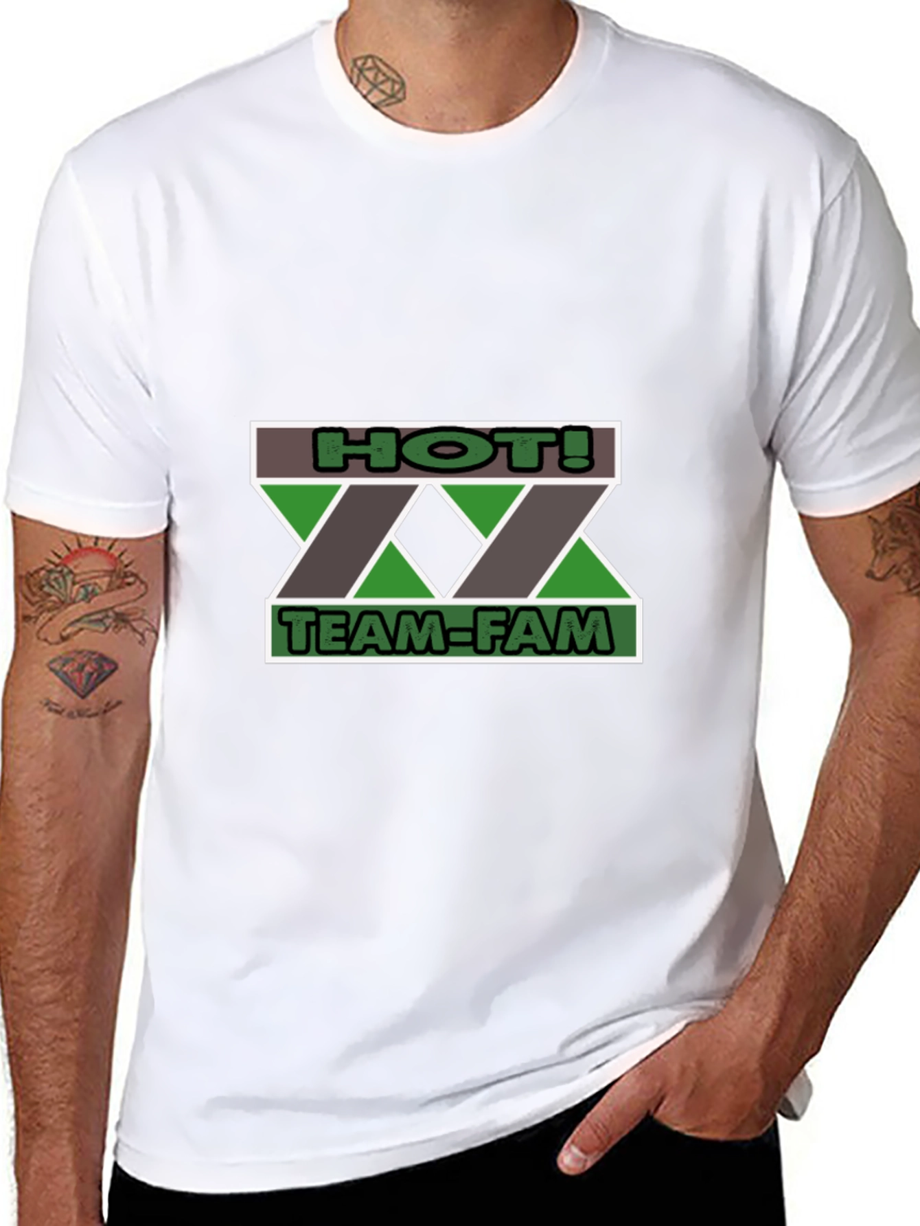 HOT! TEAM-FAM Black T-Shirt