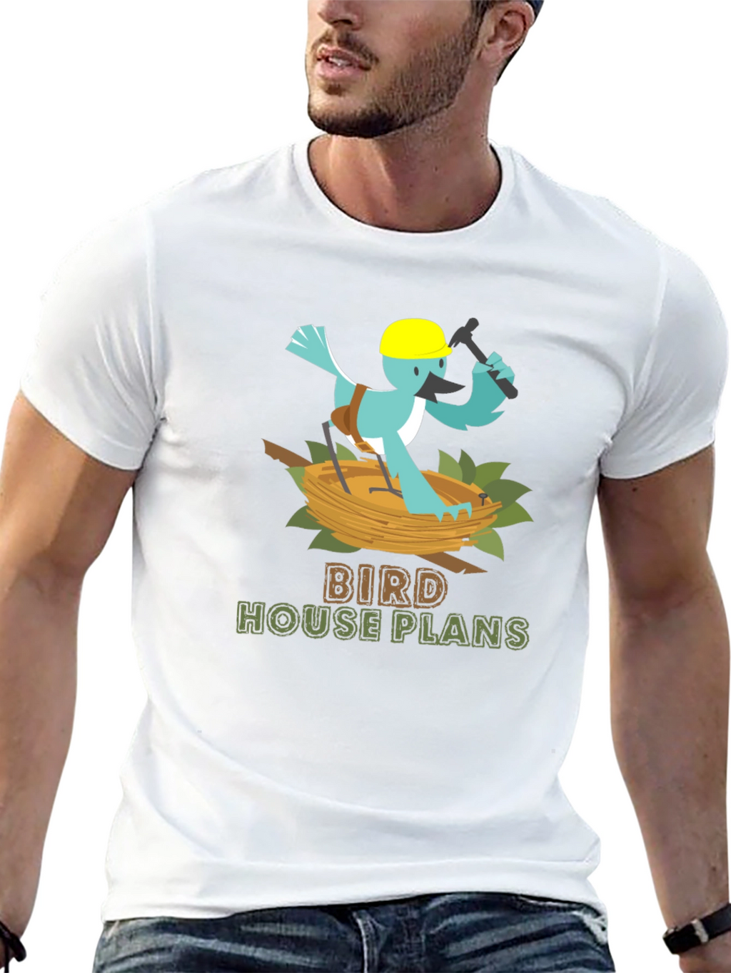 Bird House Plans Graphic Tee