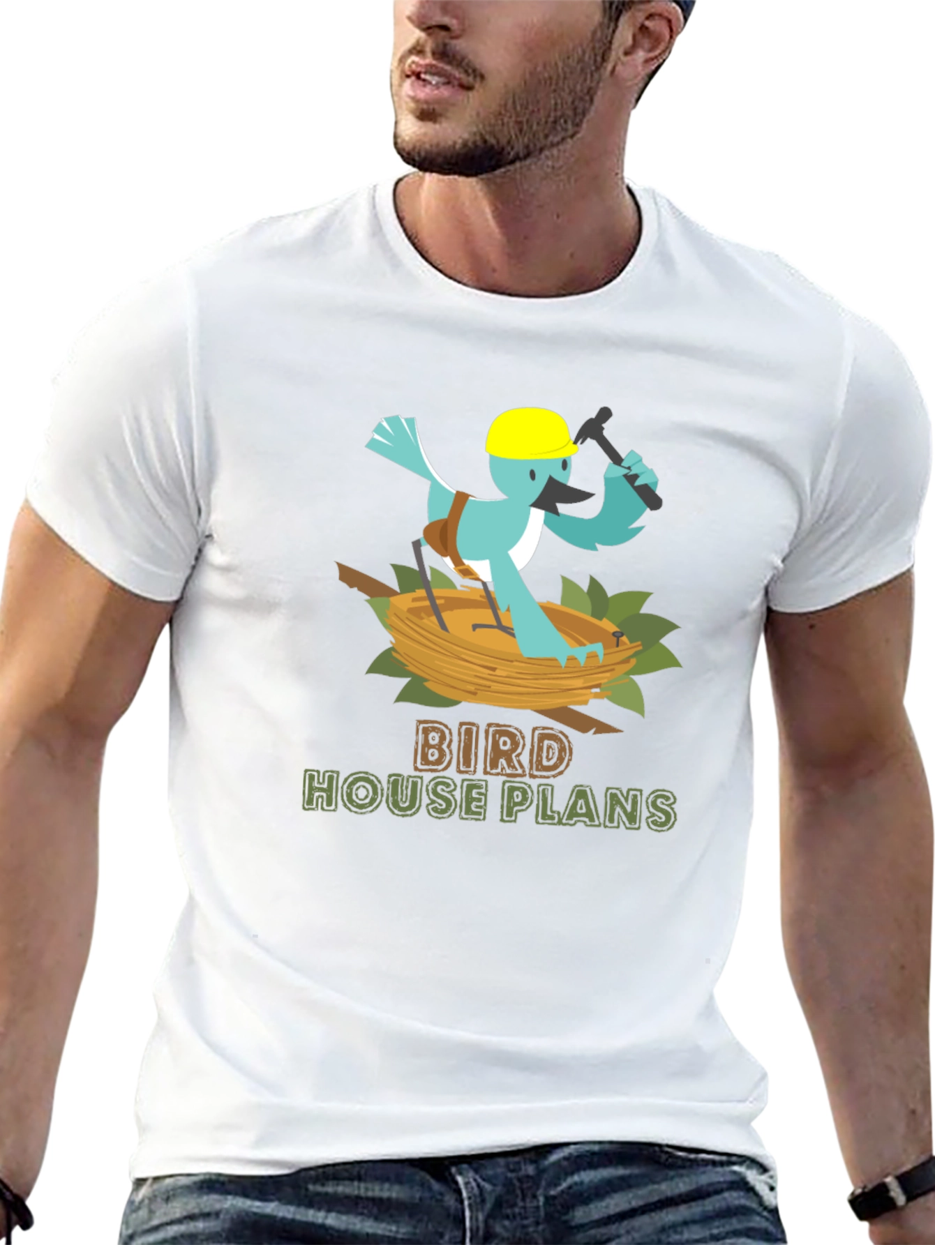 Bird House Plans Graphic Tee