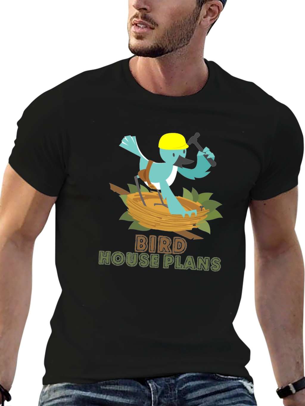 Bird House Plans Graphic Tee
