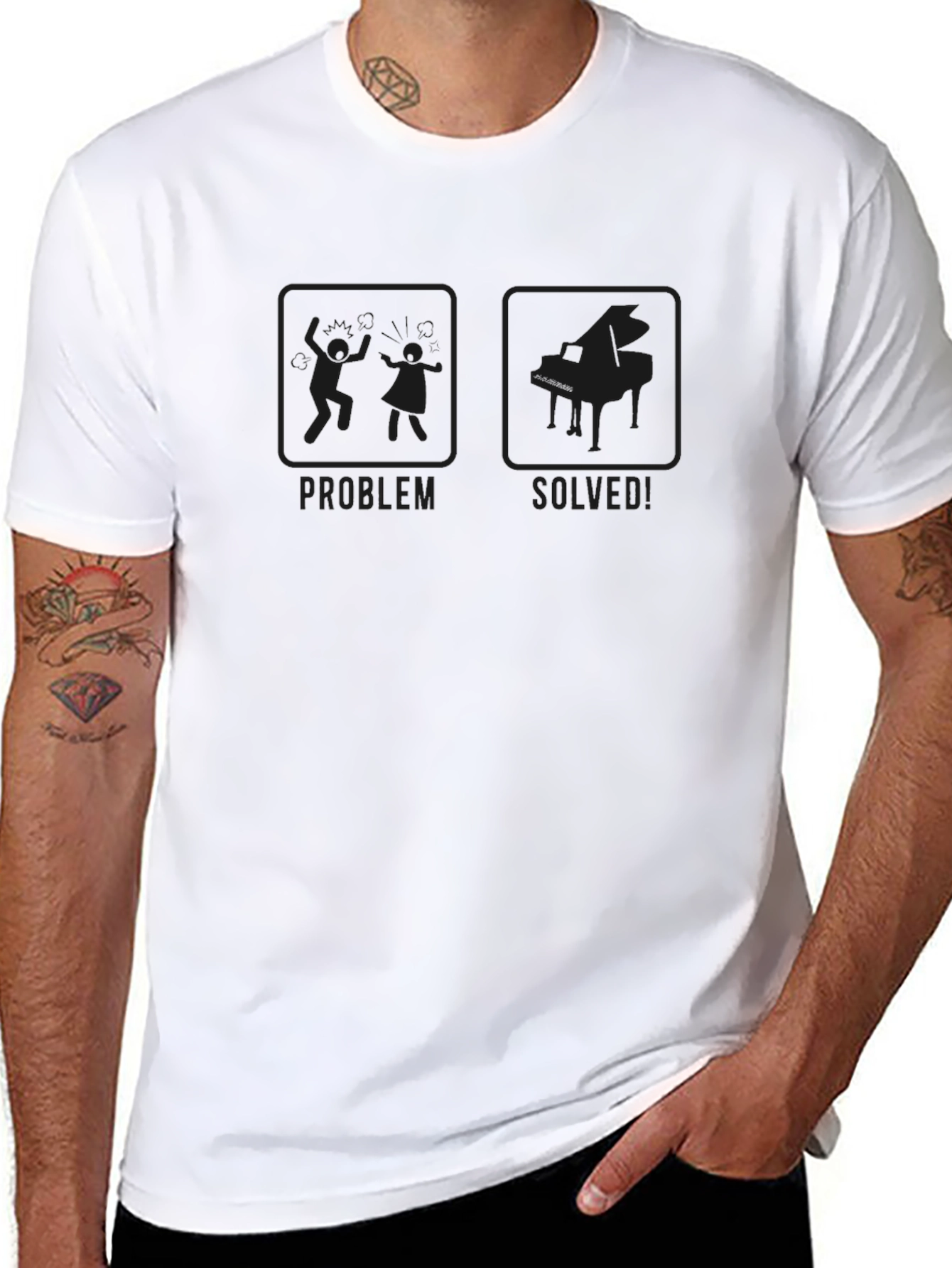 Problem Solved Piano T-Shirt