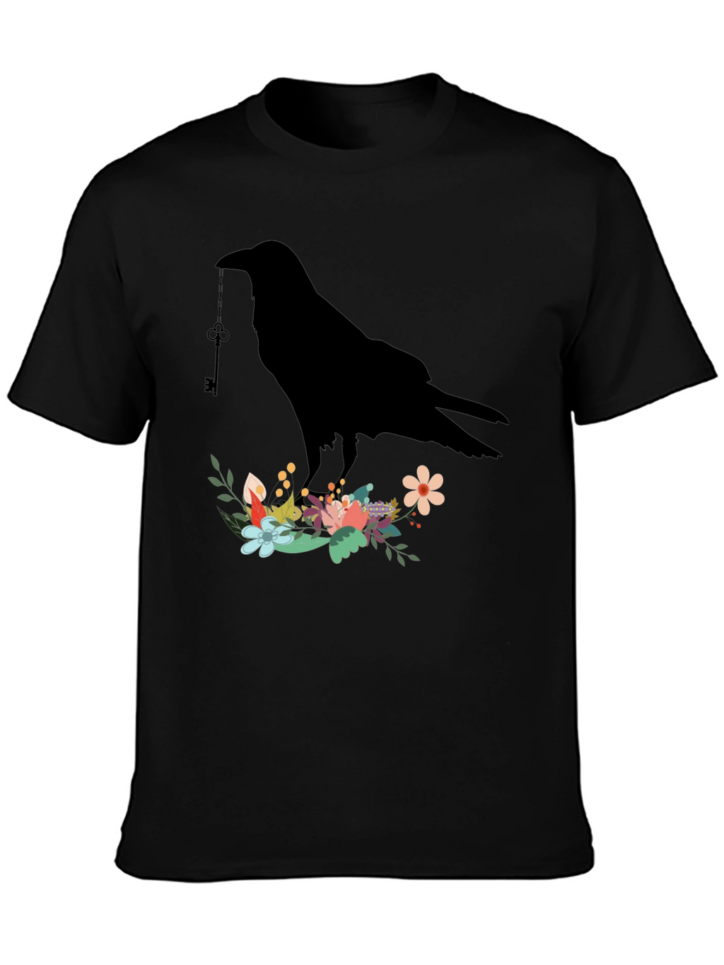 Raven Key Flower T-Shirt