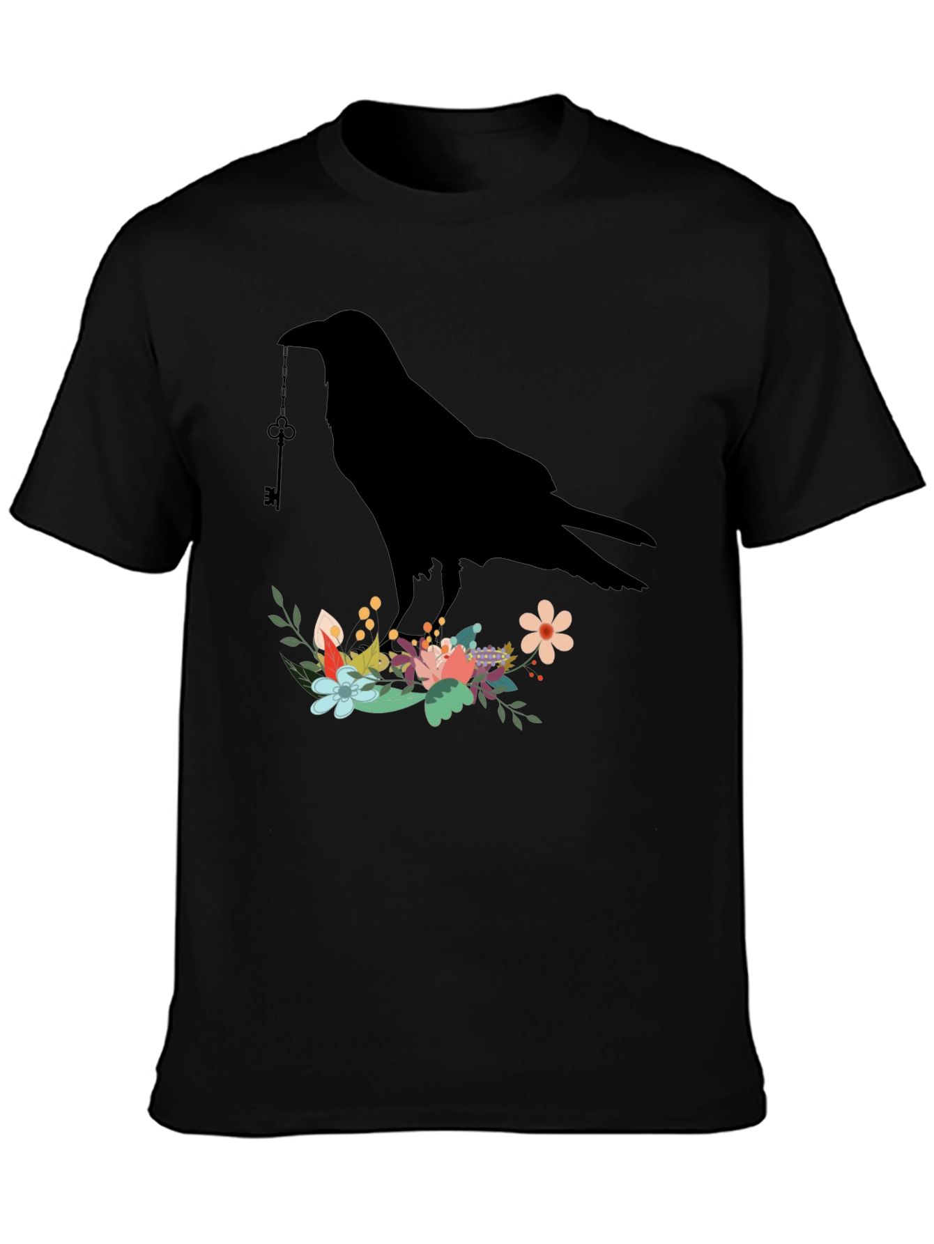 Raven Key Flower T-Shirt