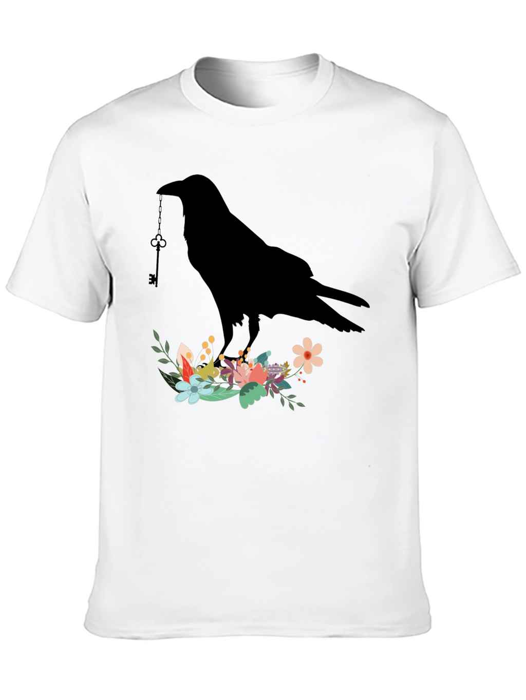 Raven Key Flower T-Shirt