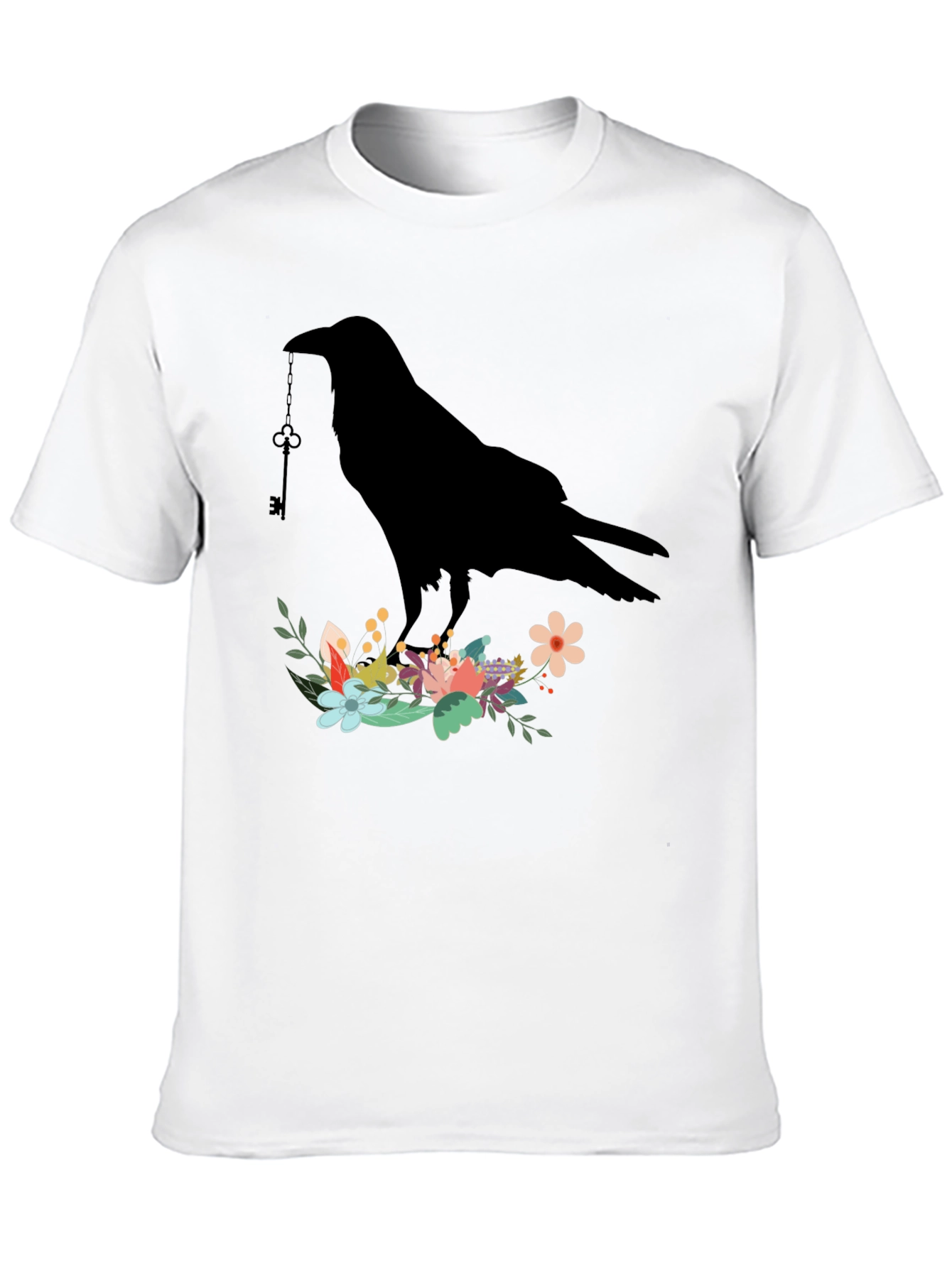 Raven Key Flower T-Shirt