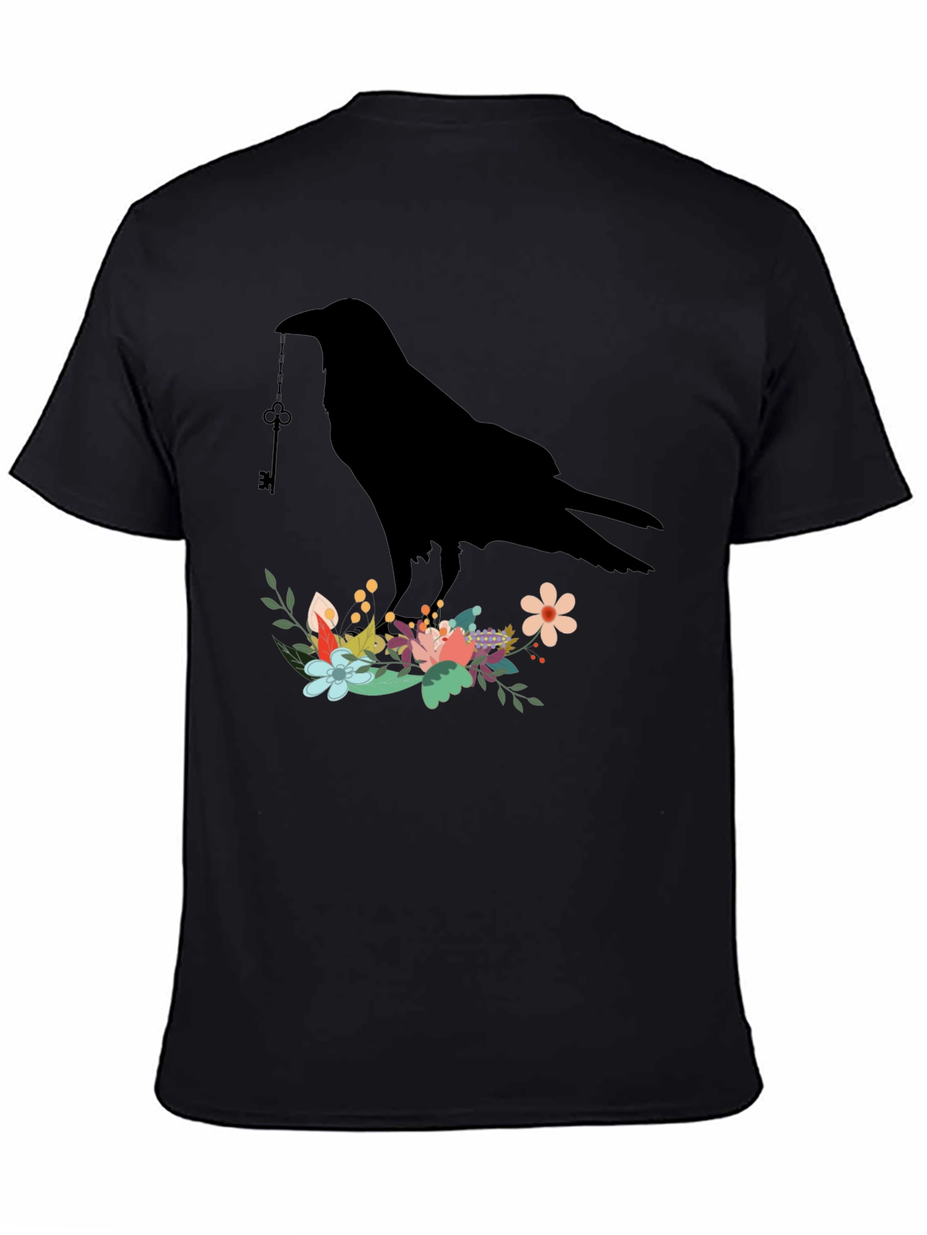 Raven Key Flower T-Shirt