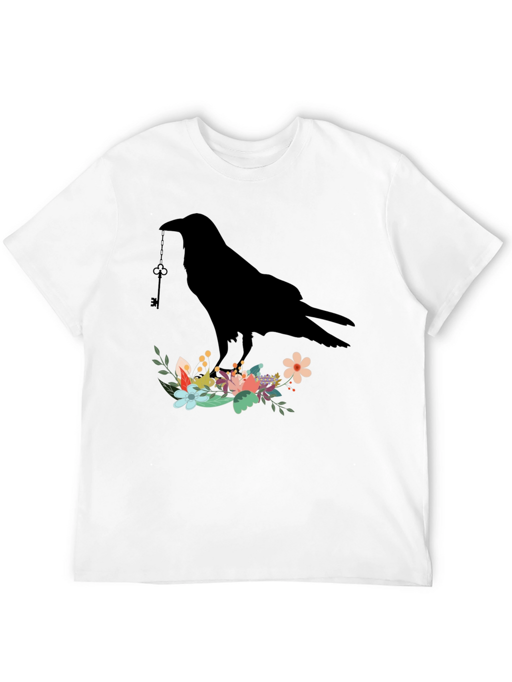 Raven Key Flower T-Shirt