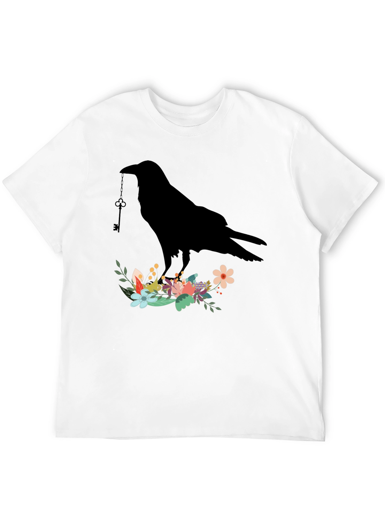 Raven Key Flower T-Shirt