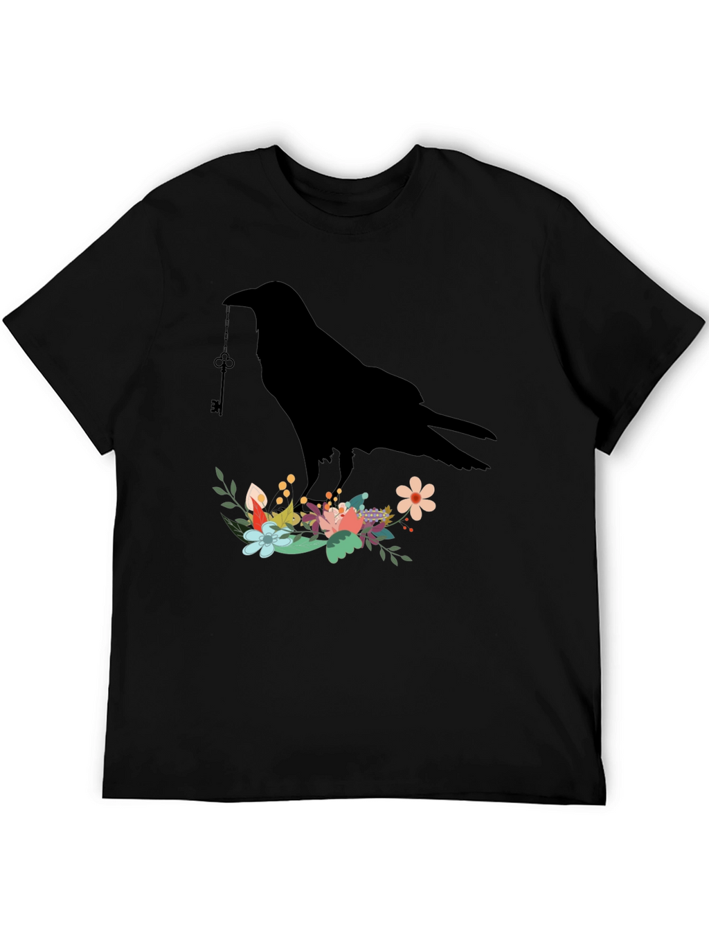 Raven Key Flower T-Shirt